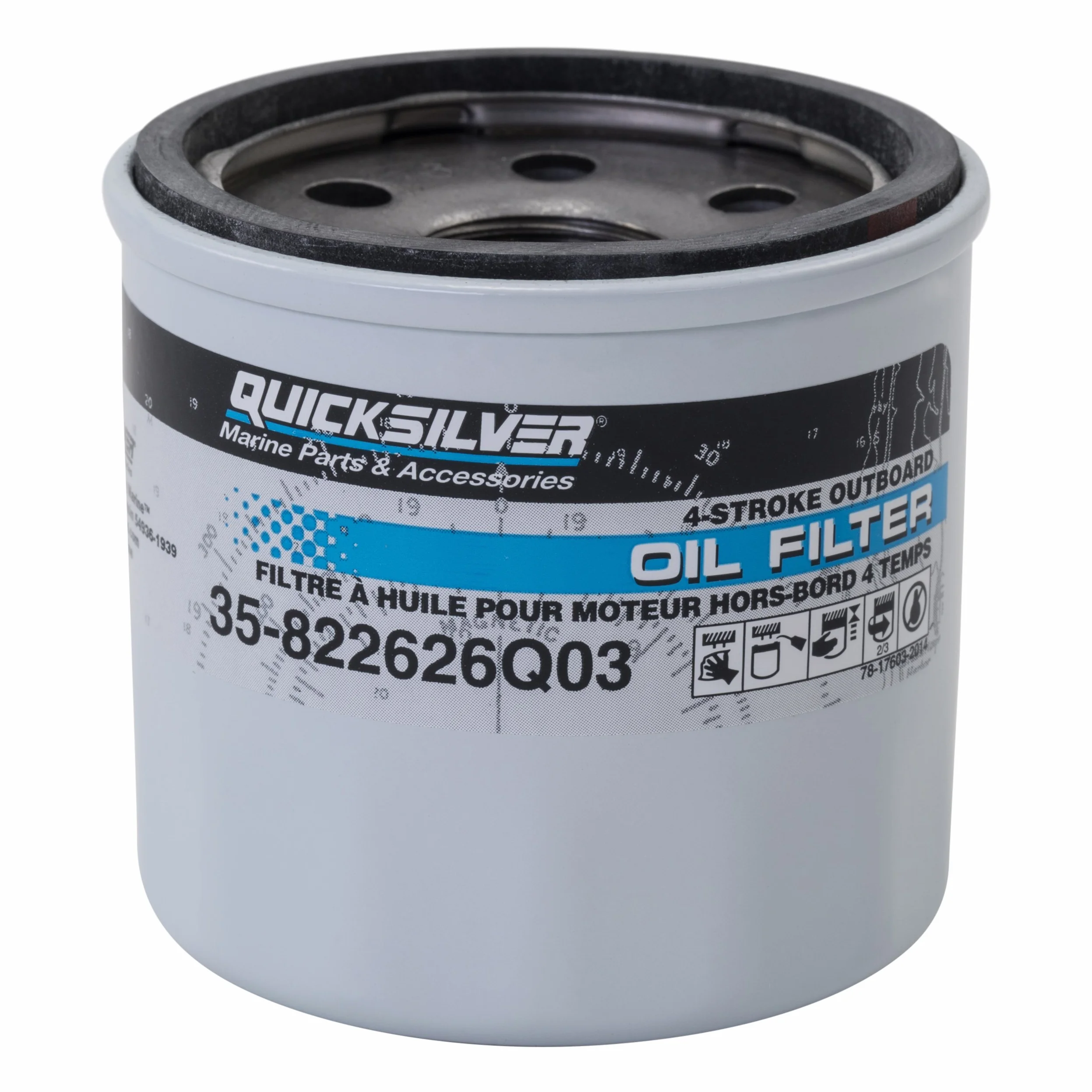 Quicksilver 822626Q03 Oil Filter Mercury Mariner Outboards