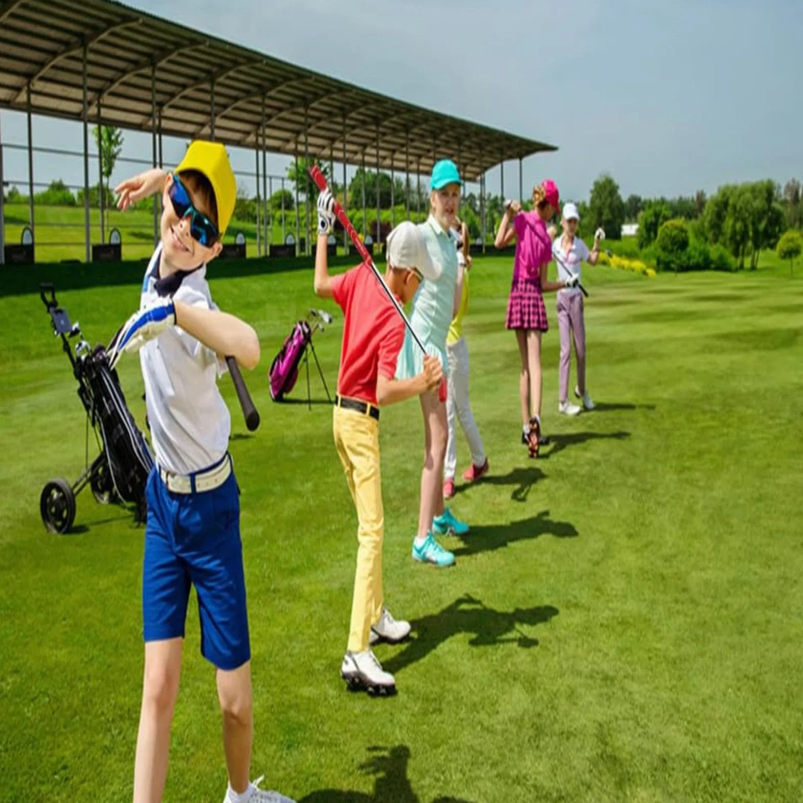 CRESTGOLF Golf Putter 2/6 Pack Due-Way Putter Mini Golf Club Bi-direzionale Gomma