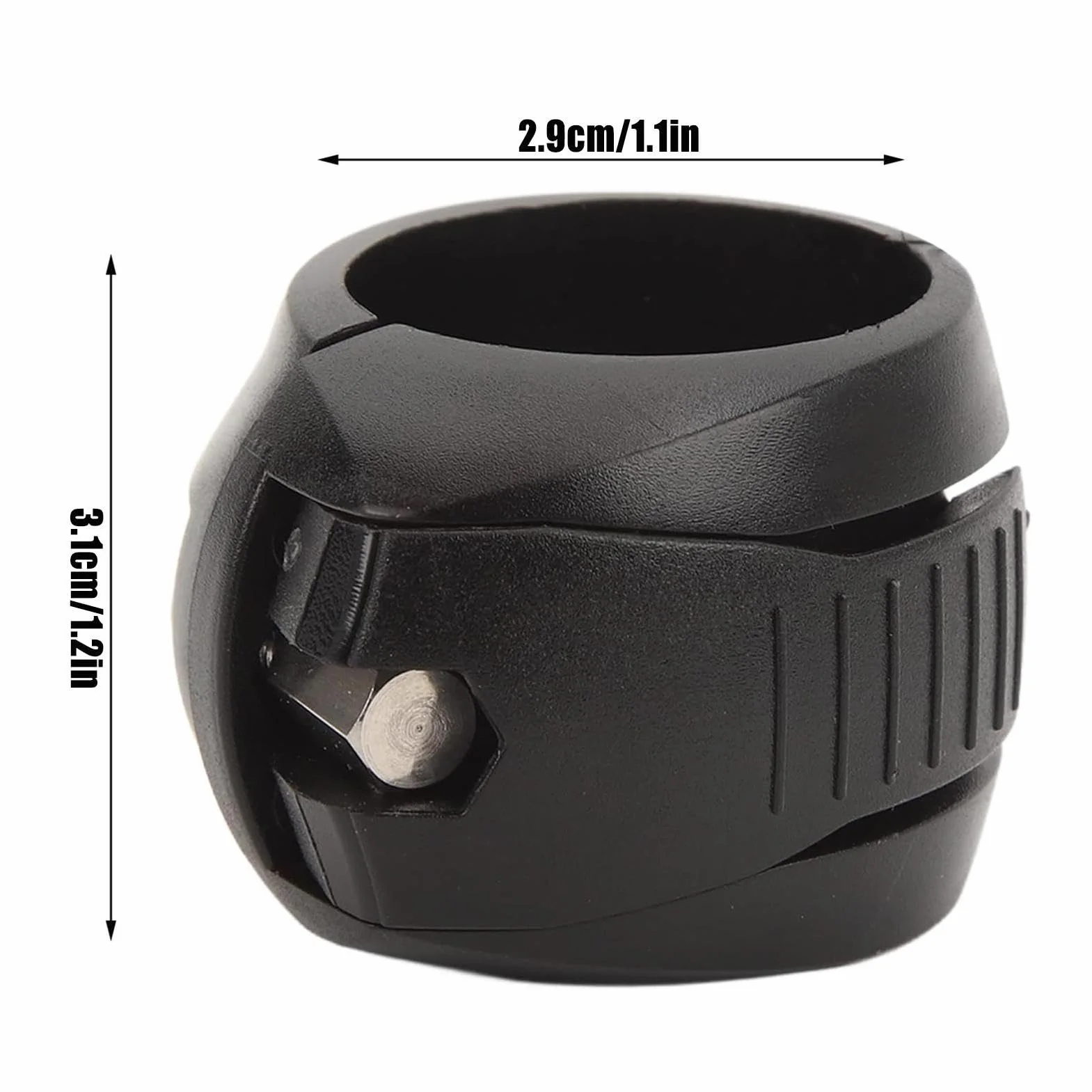 Kayak Paddle Clamp – Connettore regolabile per gamba, attacco in fibra di carbonio, bloccaggio sicuro