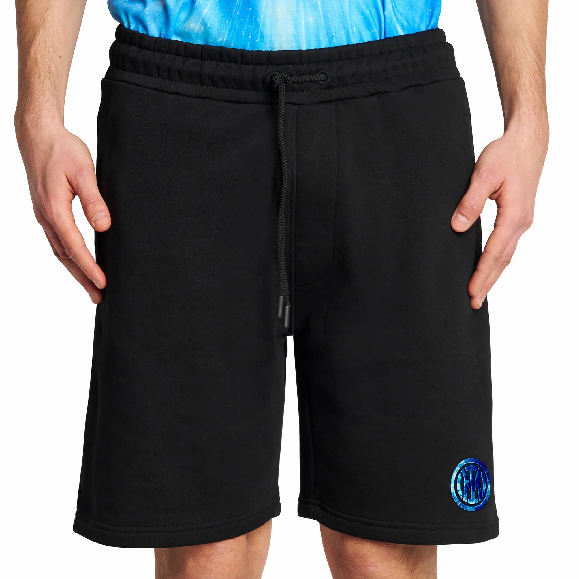 FC Internazionale Milano S.p.A. Pantaloncini Tuta Adulto Collezione Galaxy 100% Cotone
