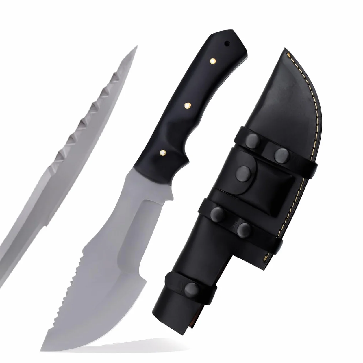 CHOOSE Coltello Tracker fatto a mano - Lama fissa da collezione personalizzata ispirata al film 'The Hunted', pinza piena, manico ergonomico |TRM013