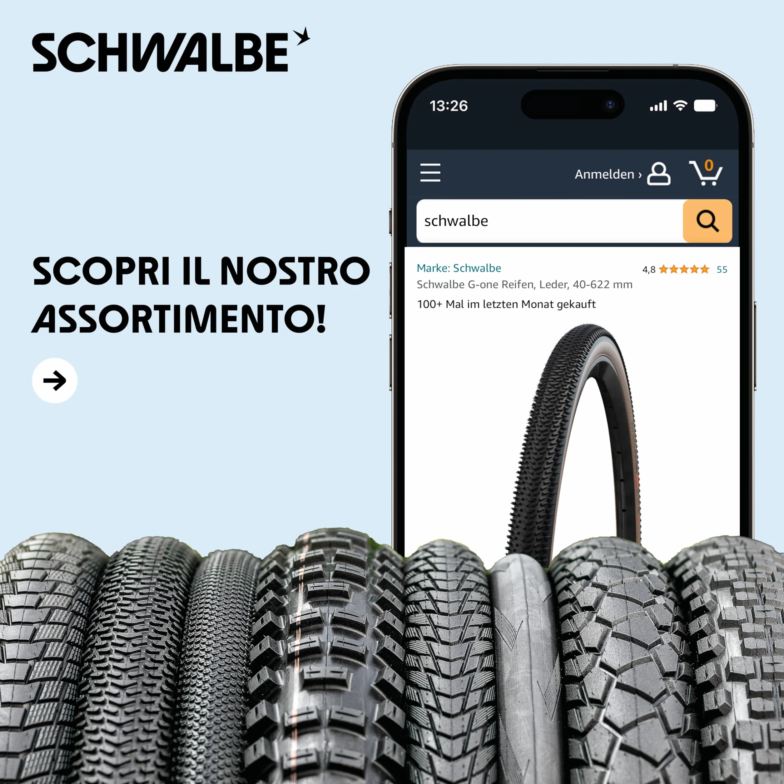 Schwalbe Clik Valve Conversion Set – Kit di conversione per valvole pneumatici