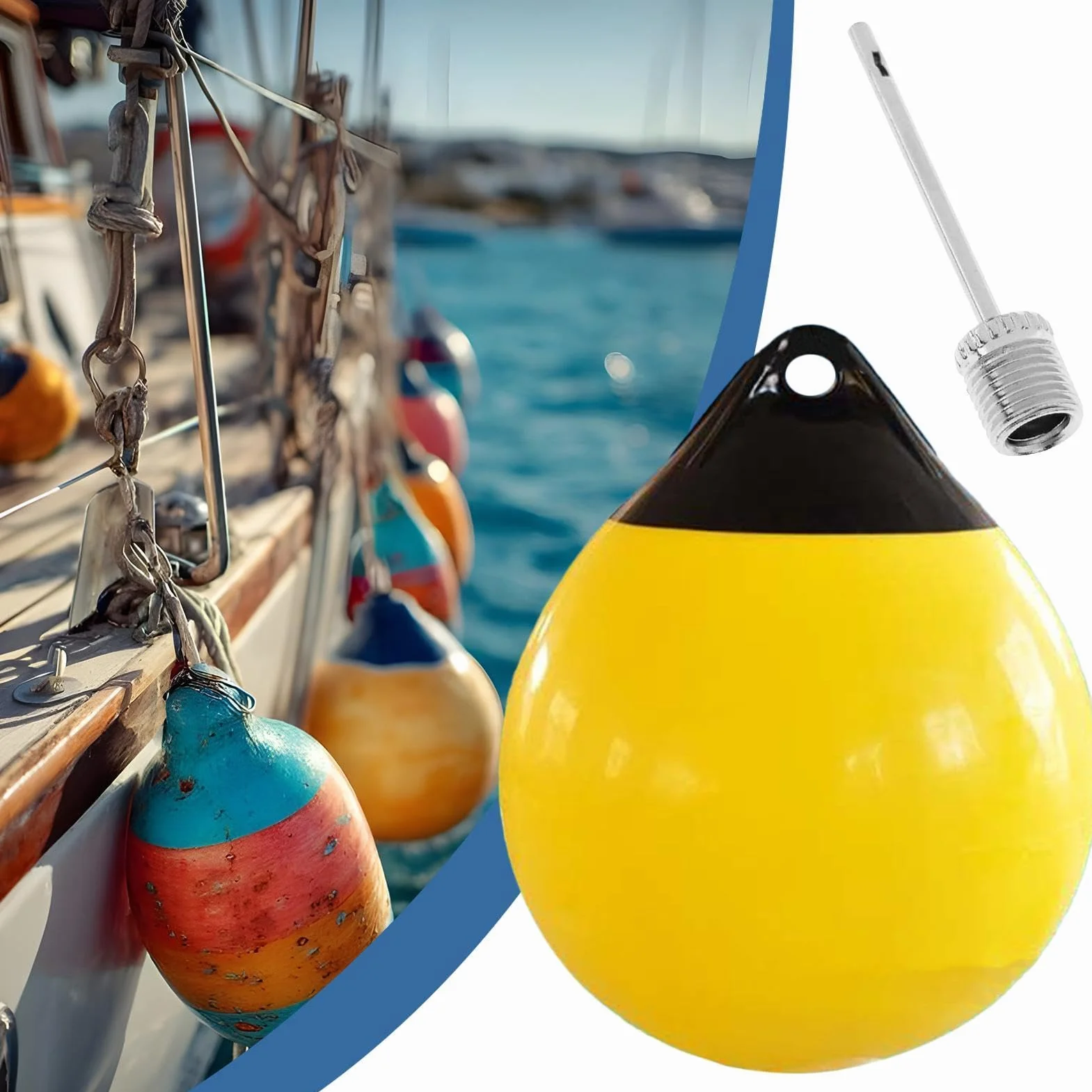 Boe Da Ormeggio Gonfiabili Anticollisione Marino Per Imbarcazioni Yacht Barche A Vela