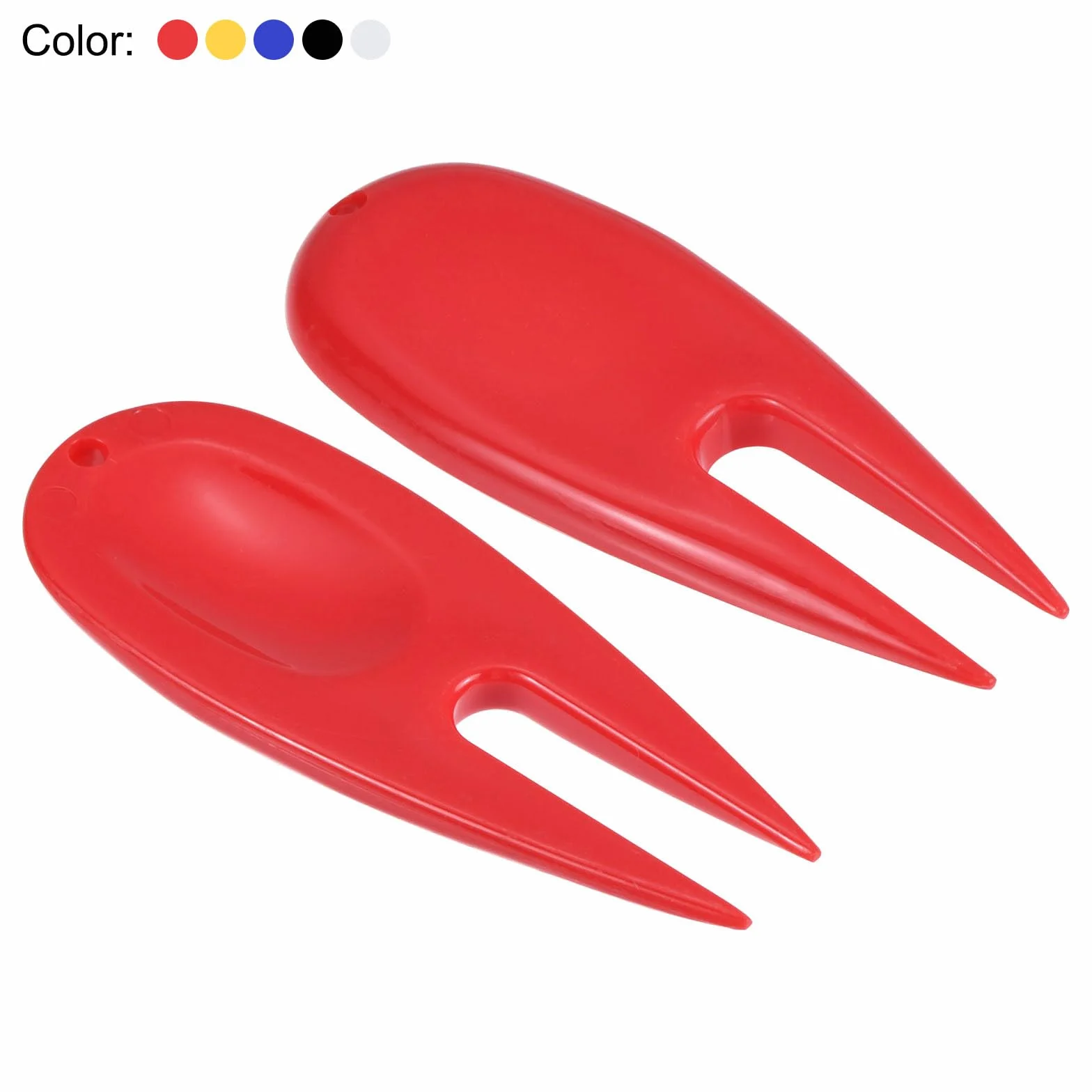 PATIKIL Strumento per Riparazione Divot da Golf, 10 Pezzi, Plastica, 5 Colori