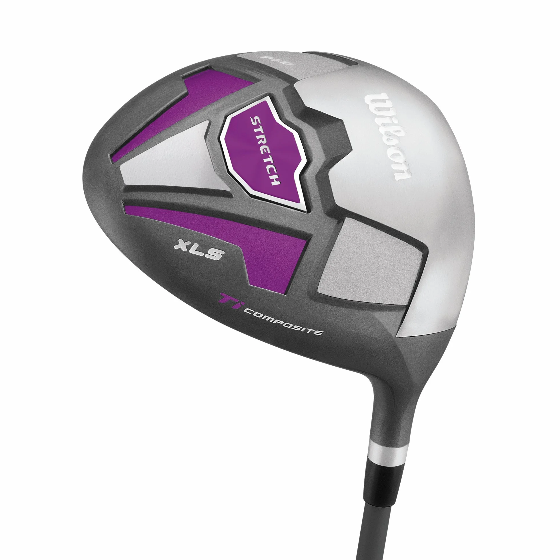 Wilson Set Golf Principianti 9 Mazze Sacca Carrello Donne Mano Destra Stretch XL Bianco Grigio Viola