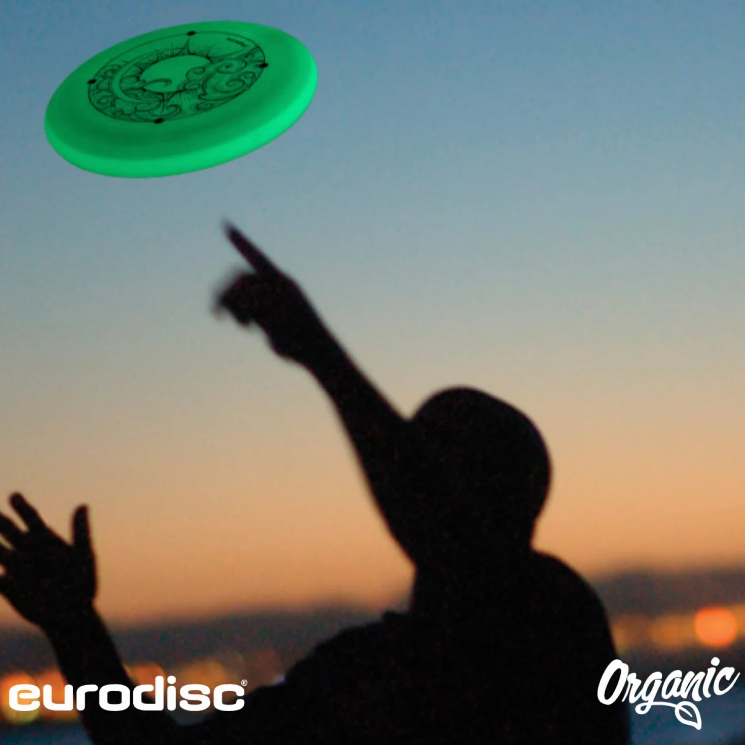 eurodisc Superglow Frisbee Unisex-Youth