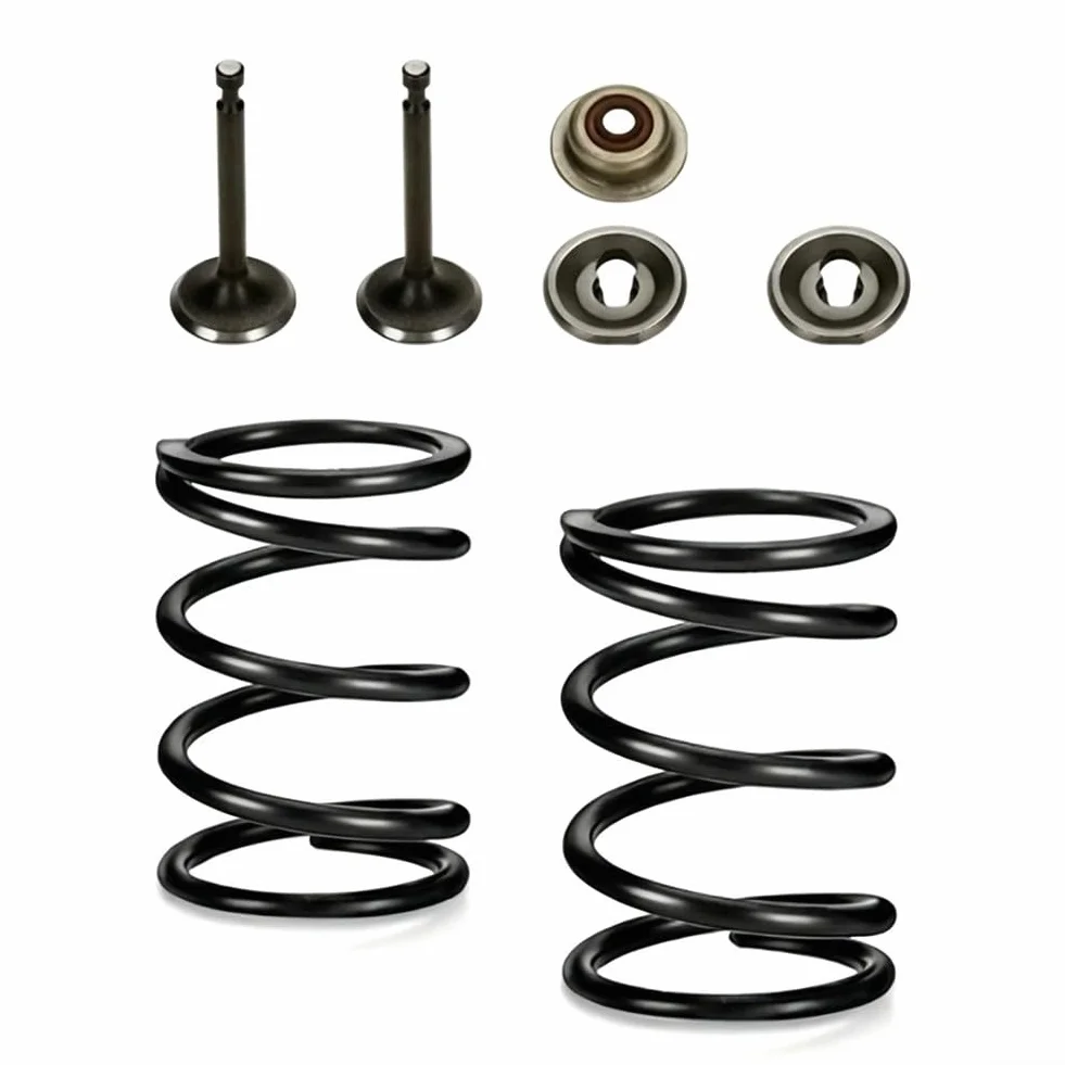 Kit di fermo della molla della valvola di scarico dell'aspirazione compatibile con GX160 per GX200 per operazioni di ricostruzione del motore (188F-190F)