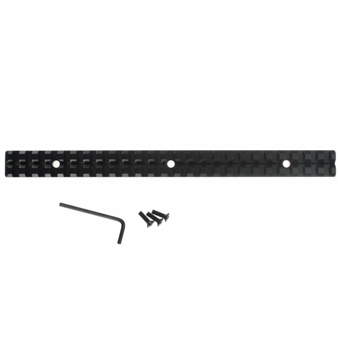 Slitta Picatinny in Alluminio 257 mm Guida di Montaggio Adattatore Weaver Base Airsoft 25 Slot
