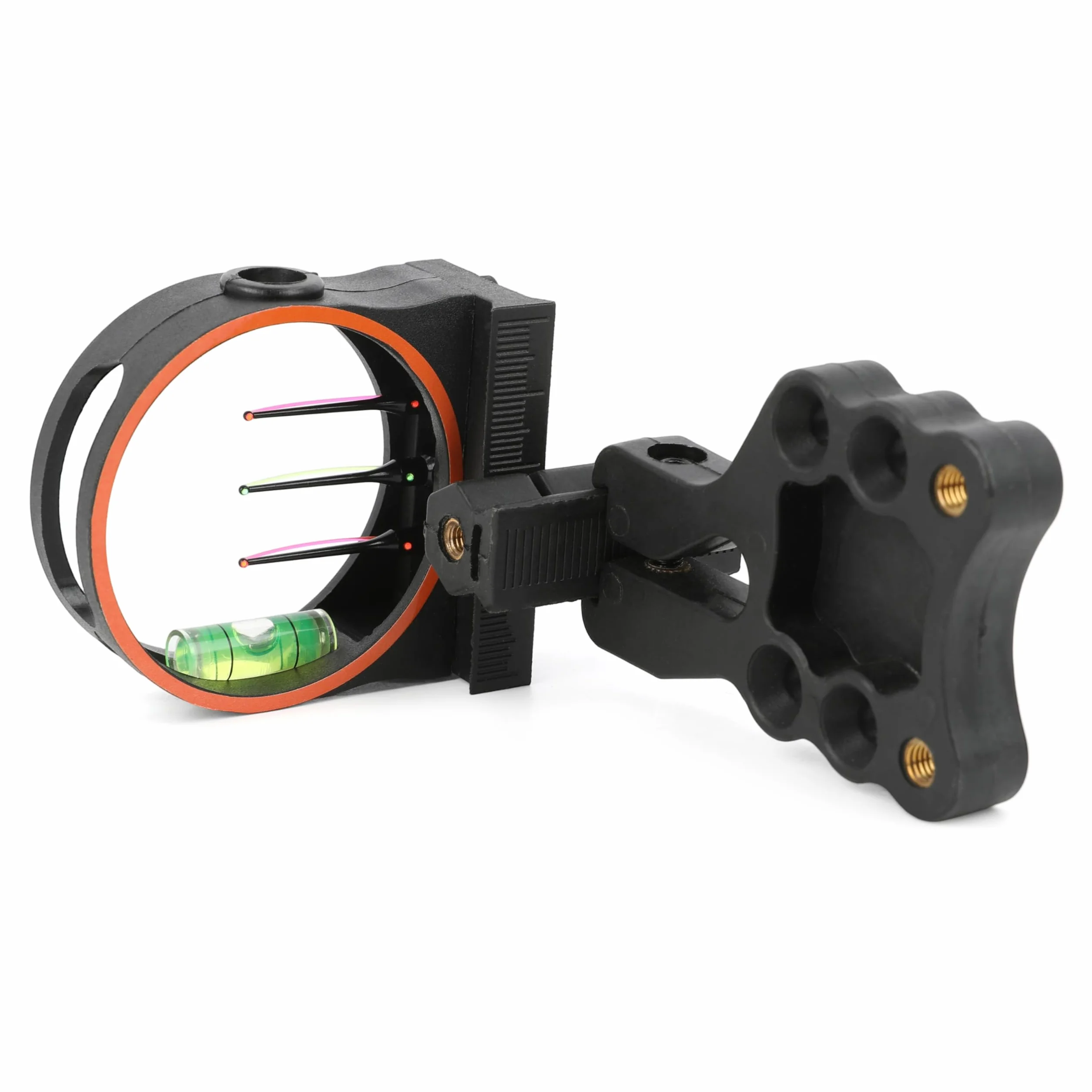 SHARROW Mirino per Arco Compound 3 Pin Bow Sight Micro Regolabile Alluminio Accessori Caccia