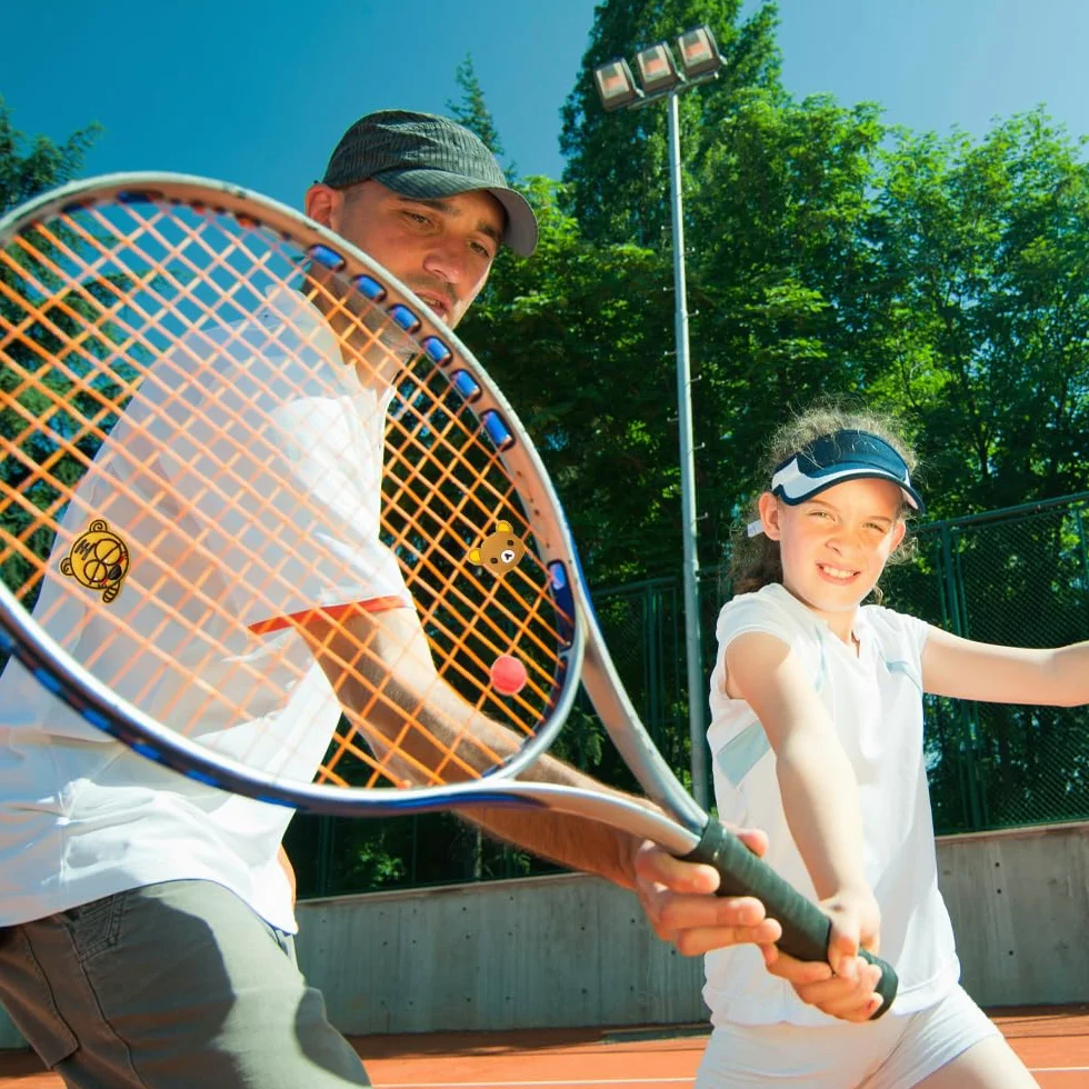 16 Pezzi Antivibrazione Tennis Bambini Ammortizzatori Racchetta Silicone Badminton Motivo Animali