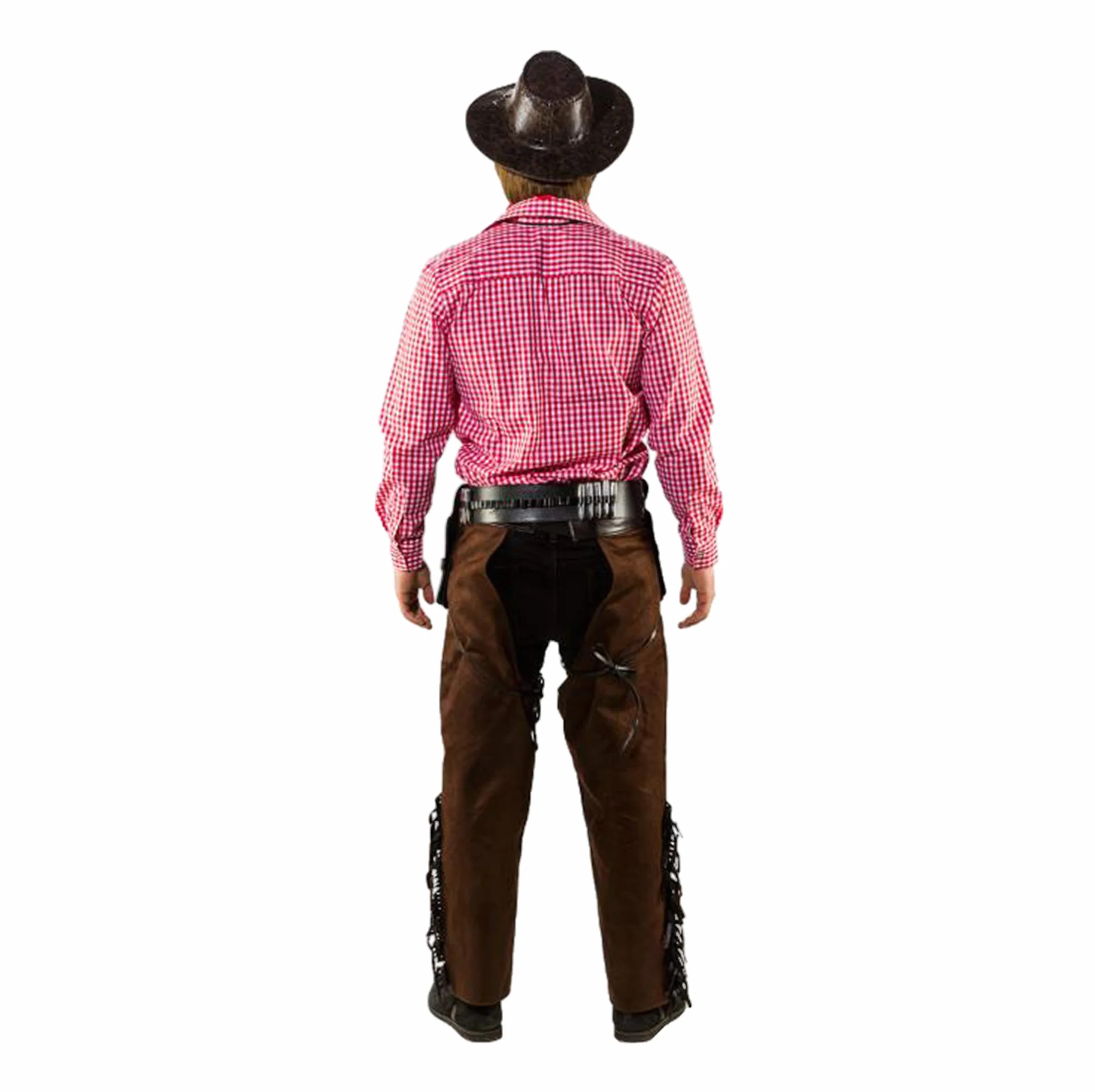 Cowboy Chaps Pelle Scamosciata Marroni Uomo