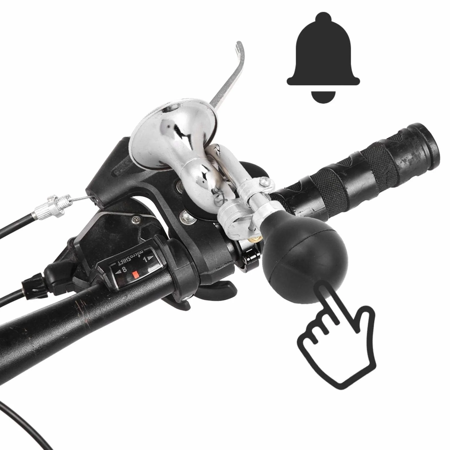 Tromba classica per bici mountain bike manubrio strada