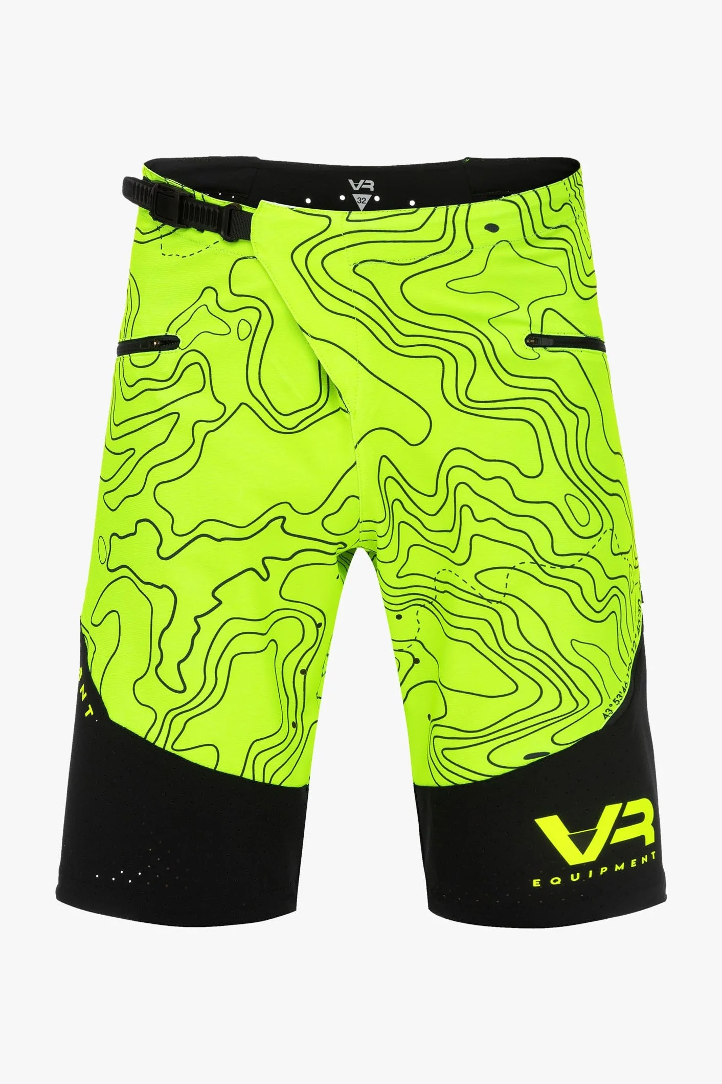 Valentino Rossi VR46 Pantaloni Performance Short MTB Topography,30,Giallo