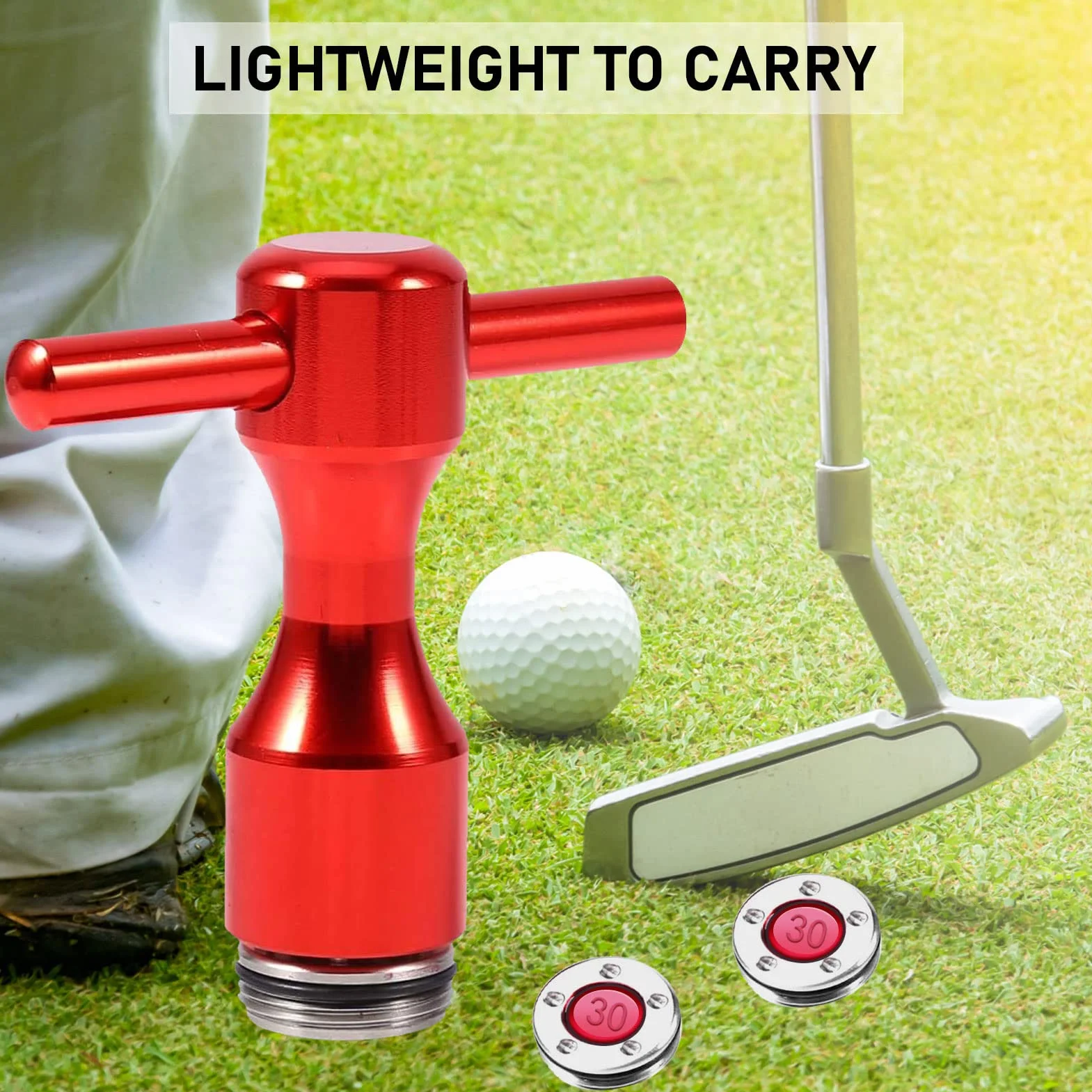 Pesi per putter da golf OUKENS 2 pezzi 25-40 g rossi chiave Scotty Cameron 30G