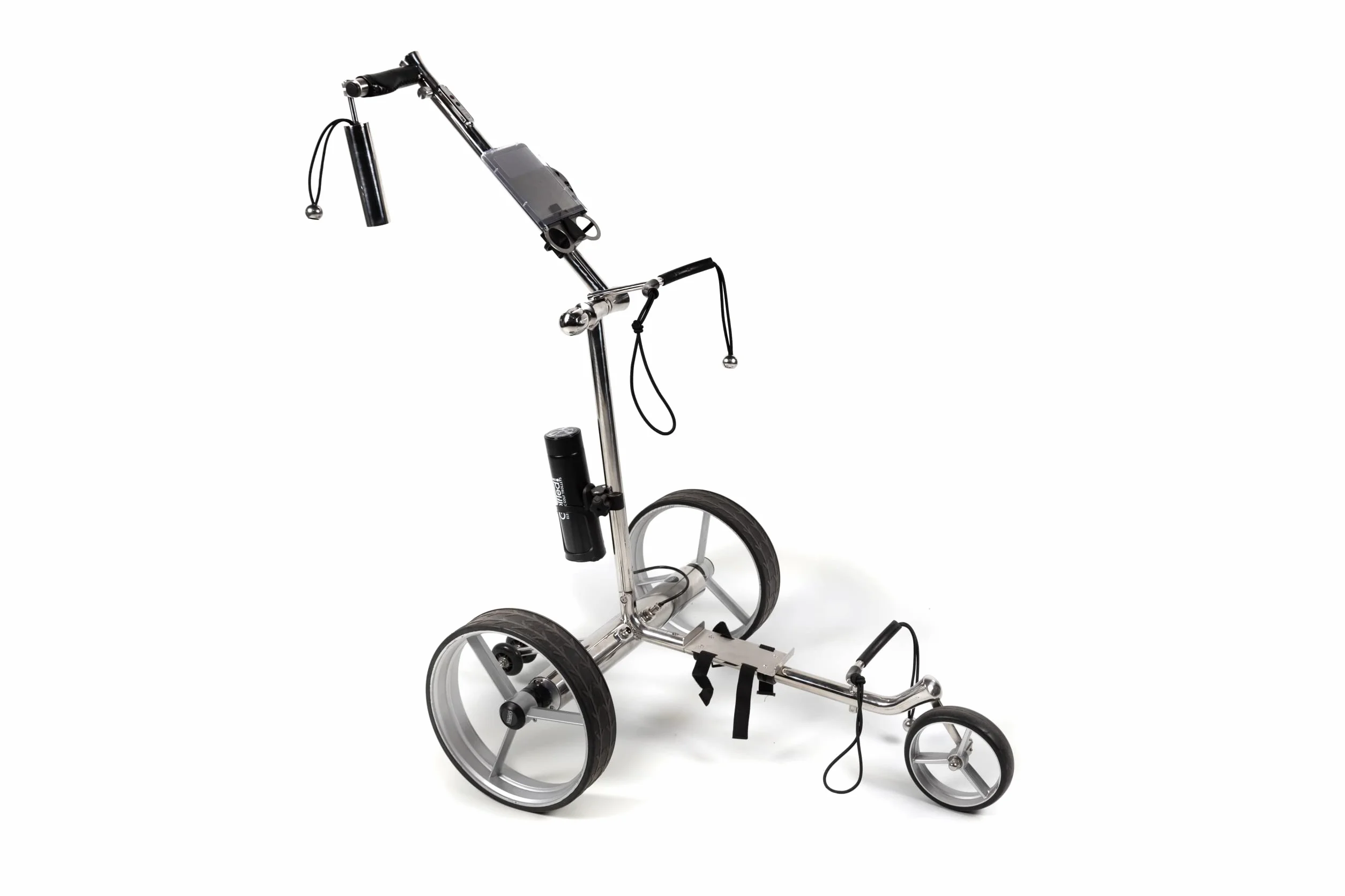 Carrello da Golf Elettrico in Acciaio Inox con Telecomando GT-FR 12 Accessori