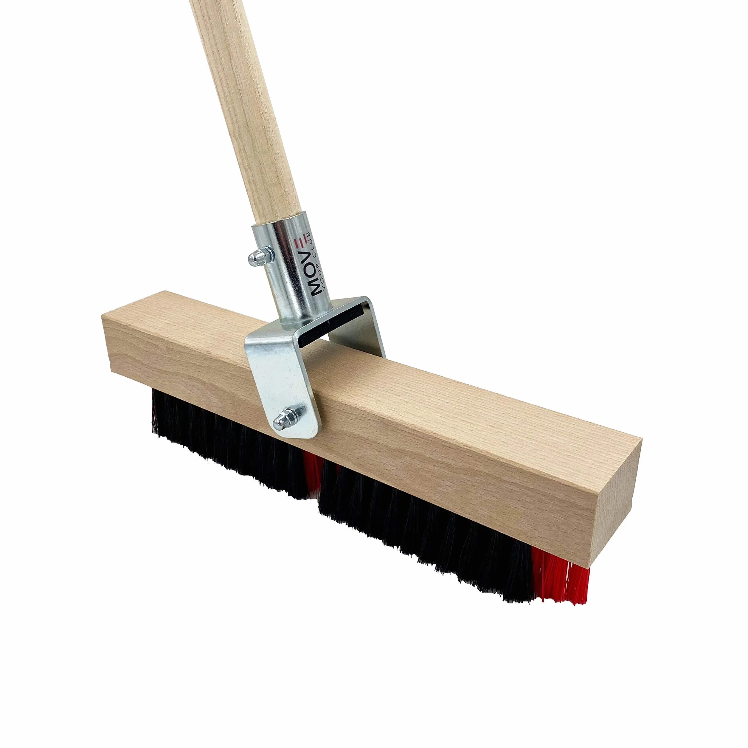 Spazzola da Tennis con Manico in Legno Accessori per Campo da Tennis