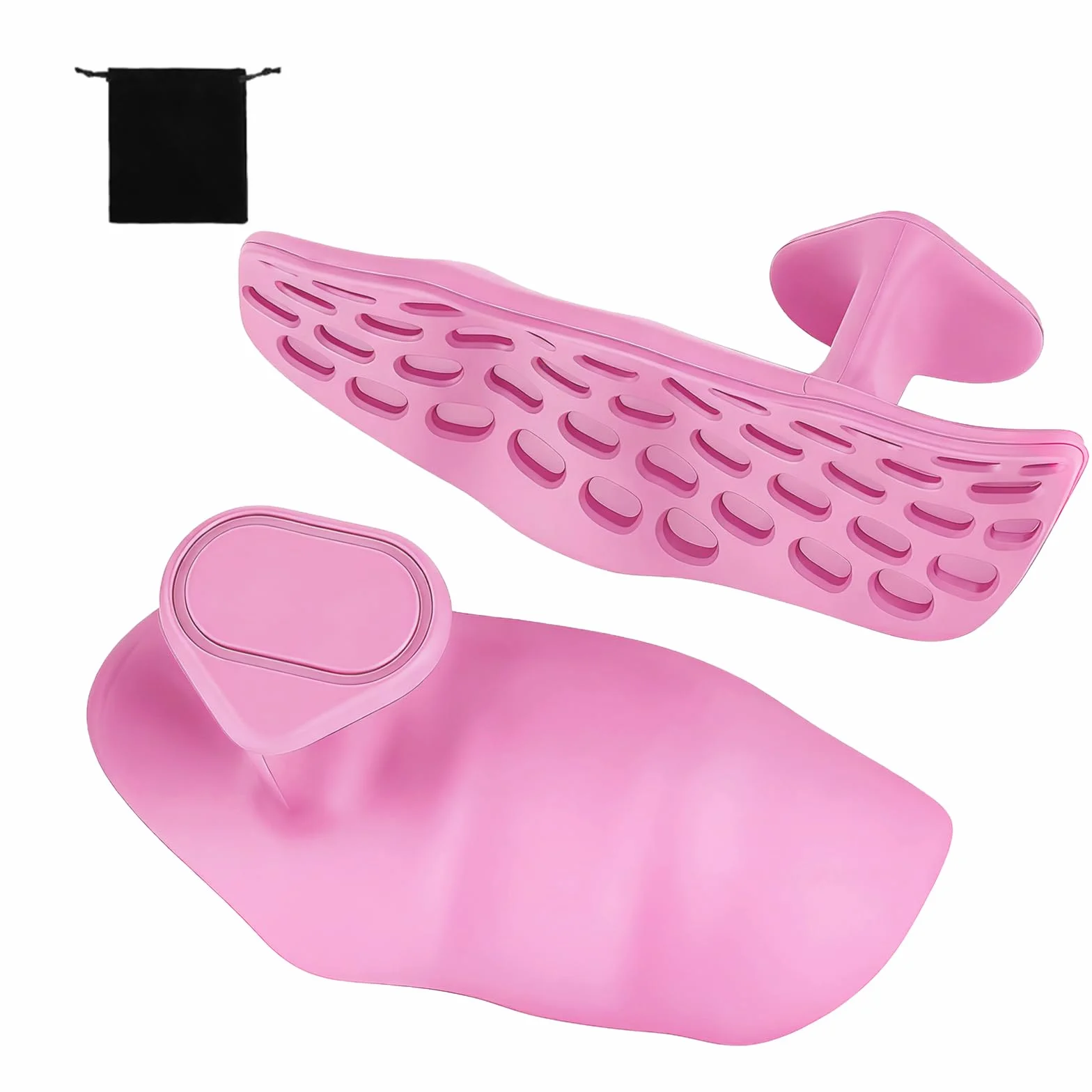flintronic Impugnature da Palestra Antiscivolo in Silicone per Sollevamento Pesi e Trazioni