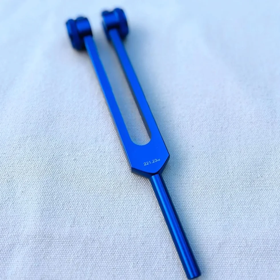 Set di forchette chakra per guarigione, terapia del suono e benessere corpo e anima