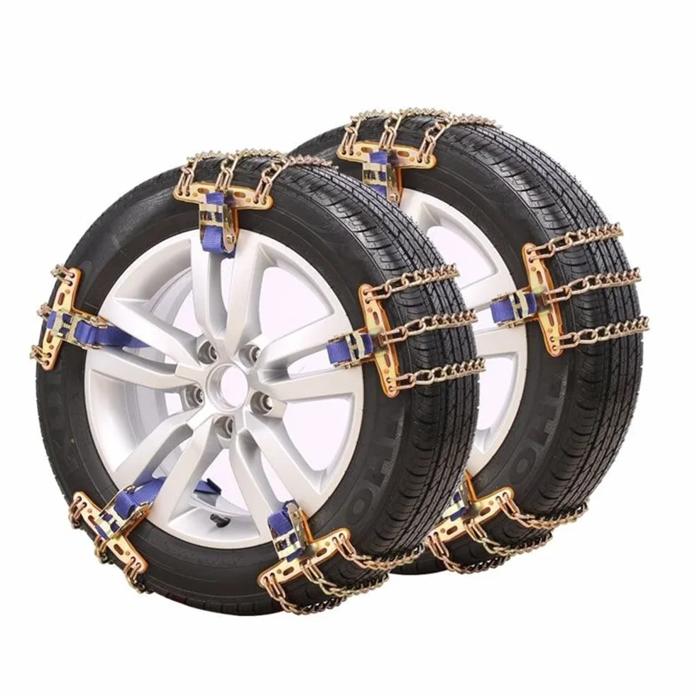 Catene da neve antiscivolo per auto SUV camion resistenti all'usura vestibilità sicura medie