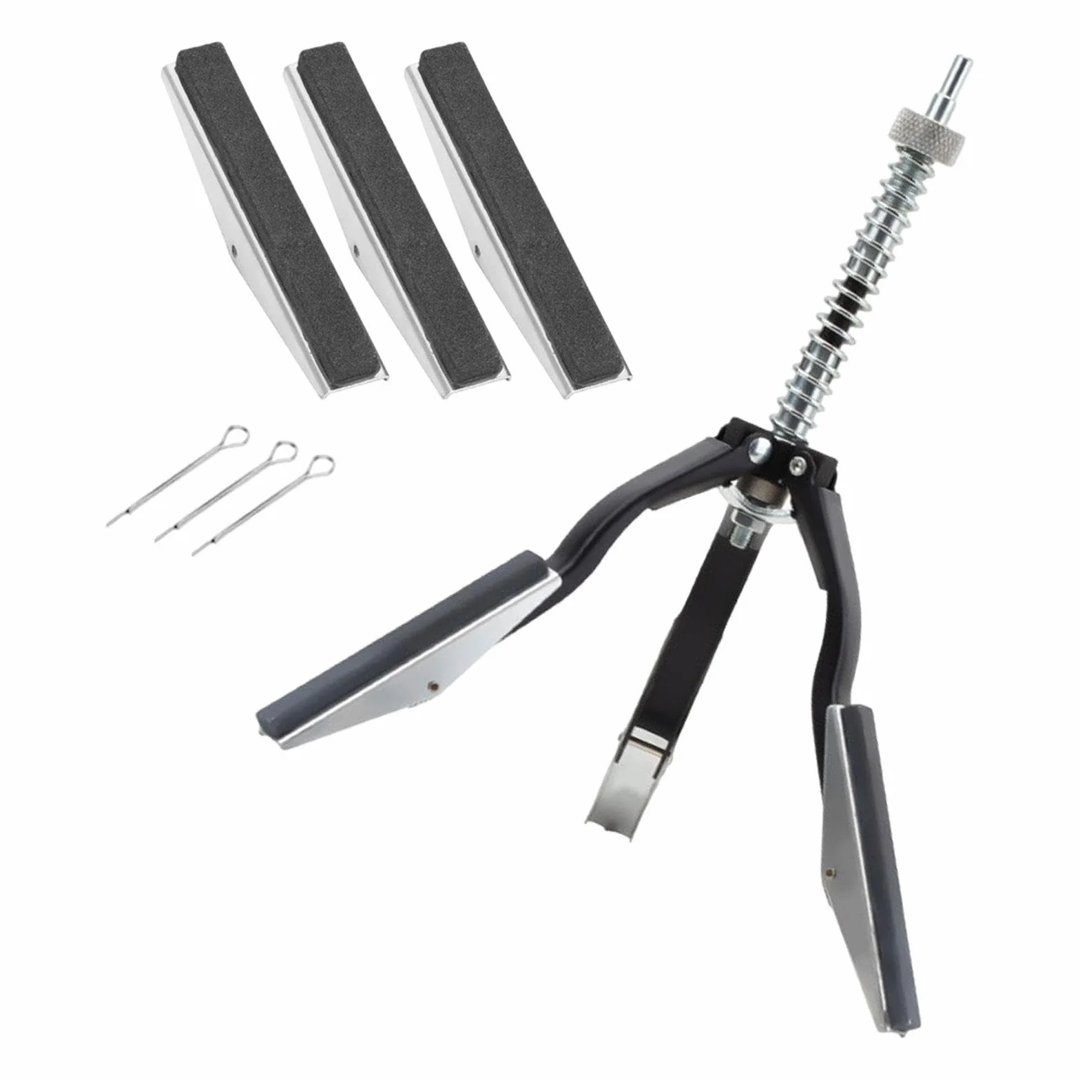 Amagogo Set di utensili per levigatura cilindri motore, utensili per rettifica e lucidatura, 3 ganasce, versatili, facili da installare, sgrassatore, 4inch