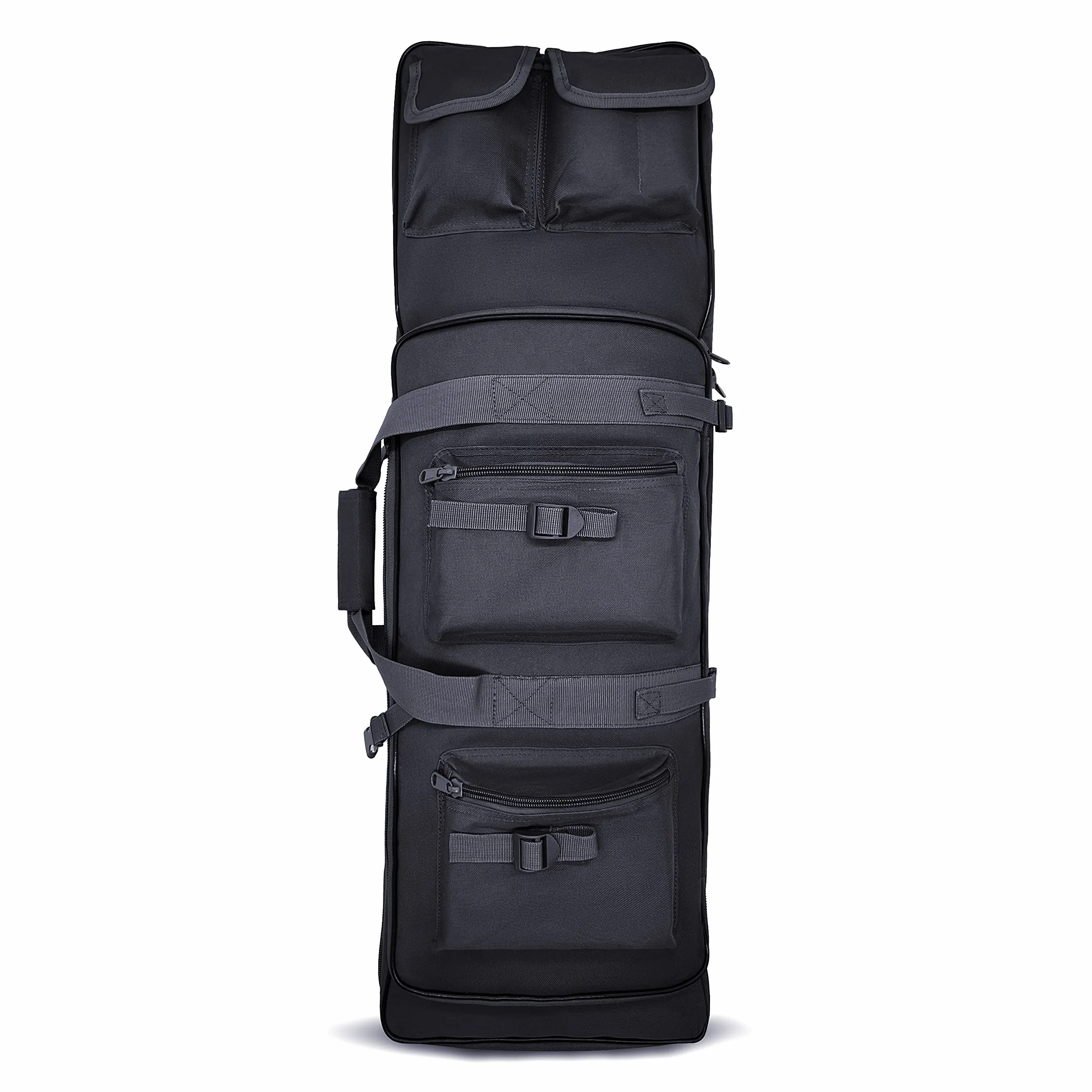 Alephnull Custodia Fucile da Caccia 120/100/85 cm Borsa per Armi Lunghe Zaino Morbido