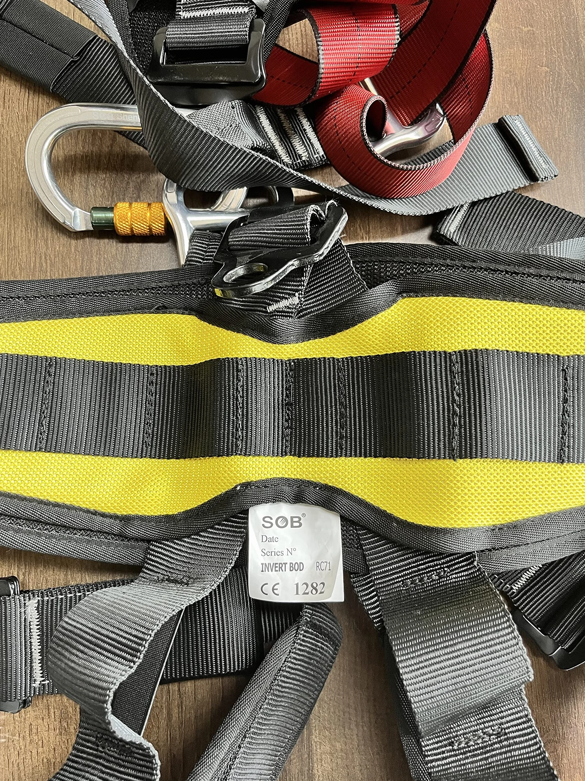 SOB Imbracatura Anticaduta Kit Protezione Arrampicata Regolabile Certificato CE