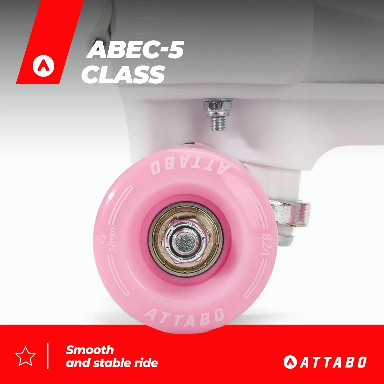 ATTABO Pattini a rotelle Aquatica 35-42 EU, alluminio, ruote 82A 54 mm, ABEC-5, multicolore