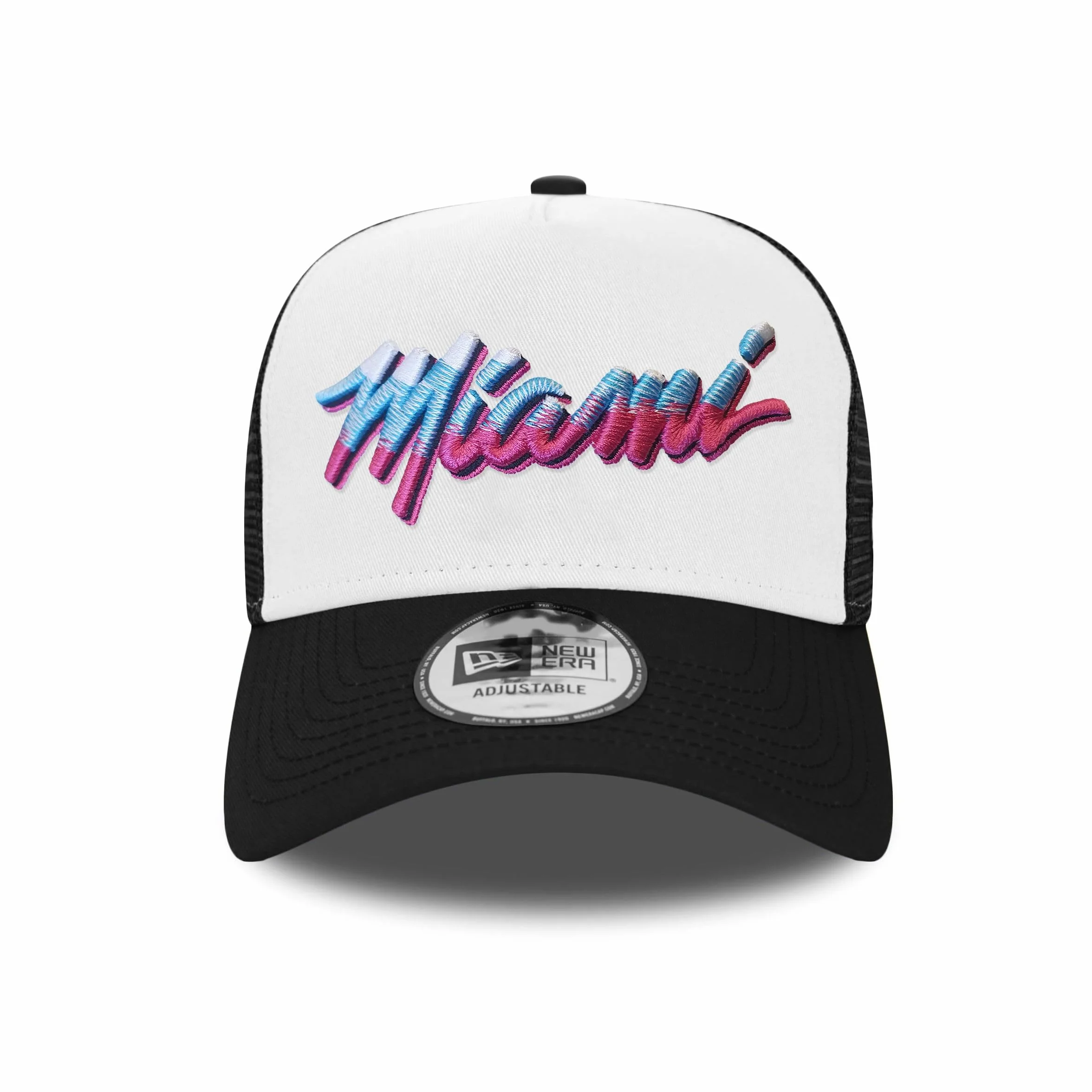 New Era Miami Heat NBA 9forty Snapback Trucker Baseball Cap