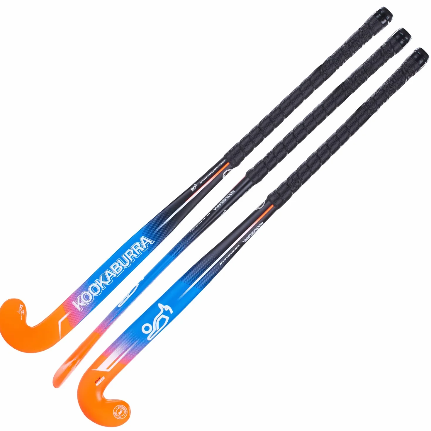 KOOKABURRA Sirena Bastone da Hockey Junior 66 cm Blu Arancione