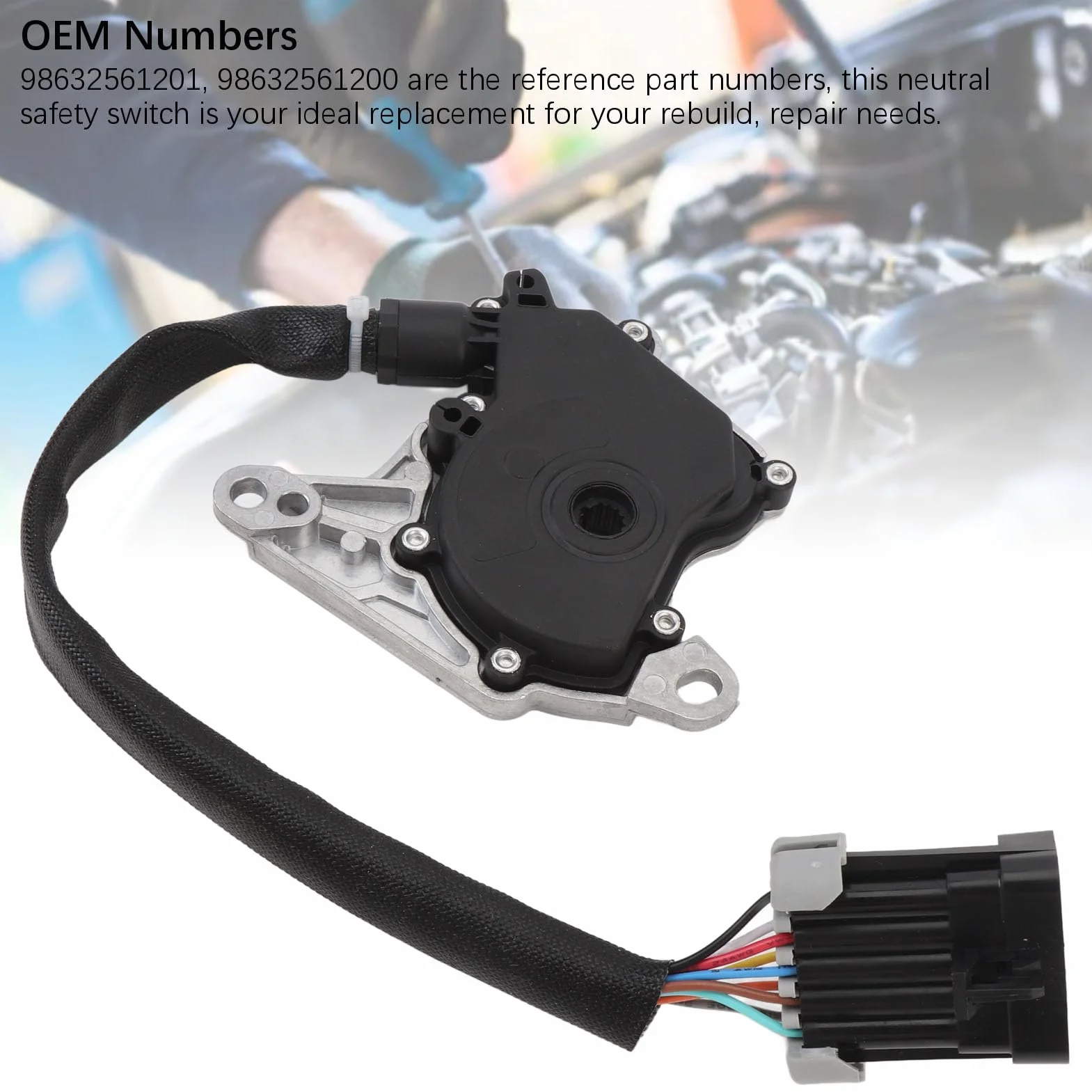 Yctze Interruttore di Sicurezza Neutro Multifunzione OEM 98632561201 per 986 987 911 996