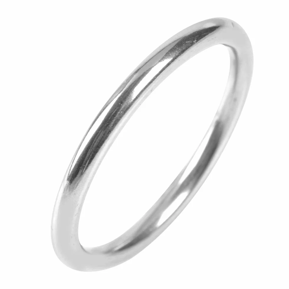 Anello in acciaio inossidabile saldato lucido O Ring per guinzaglio cane cintura campeggio