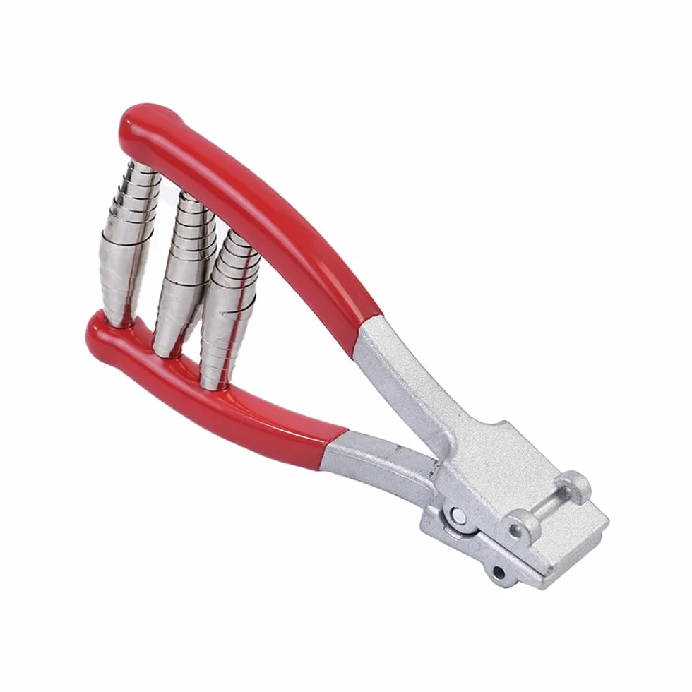 Abrazadera de encordado de raquetas de tenis con cabezal ancho, 3 resortes