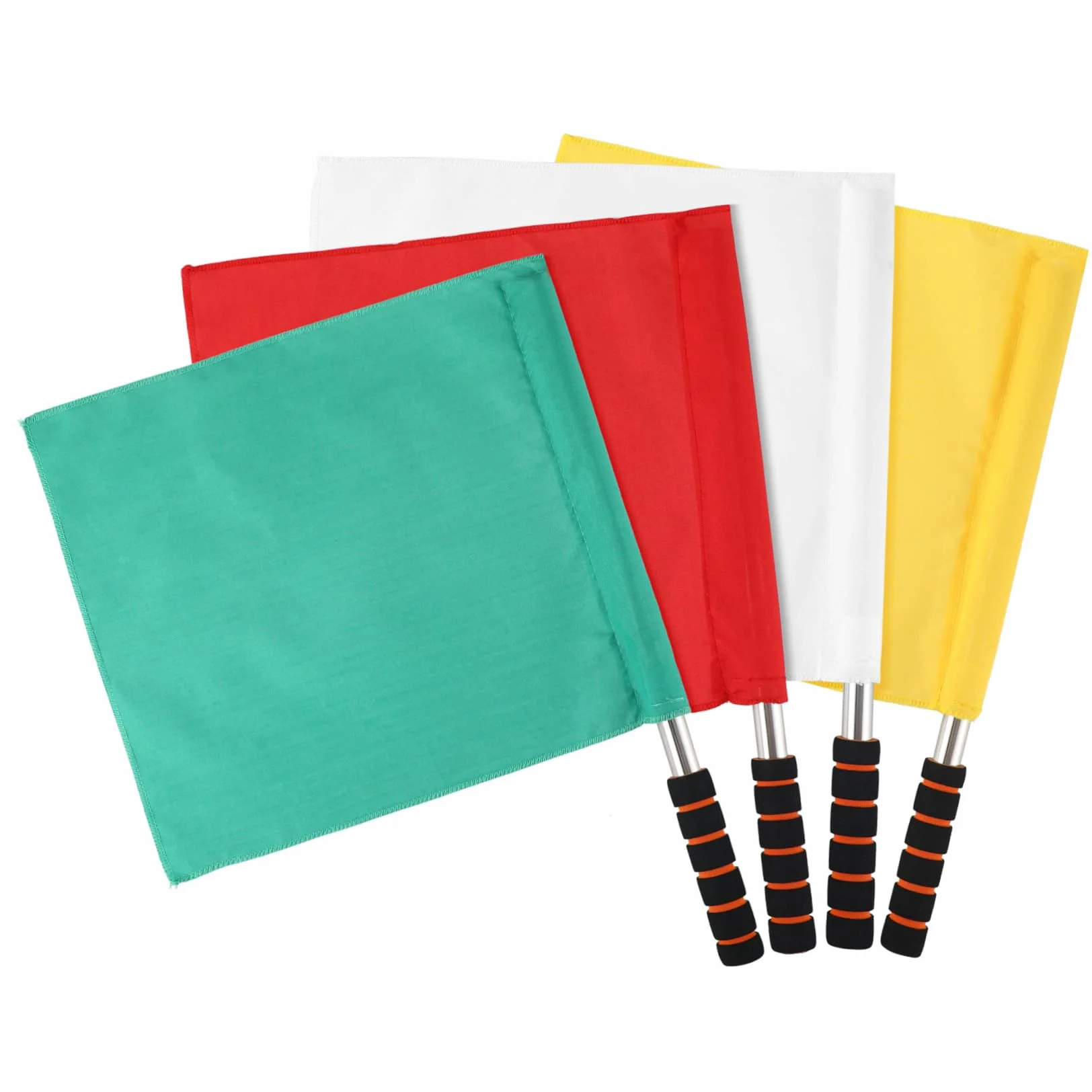 Anneome 4pcs Bandiera Arbitro In Acciaio Inox Bandiere Di Segnalazione per Partite Sportive