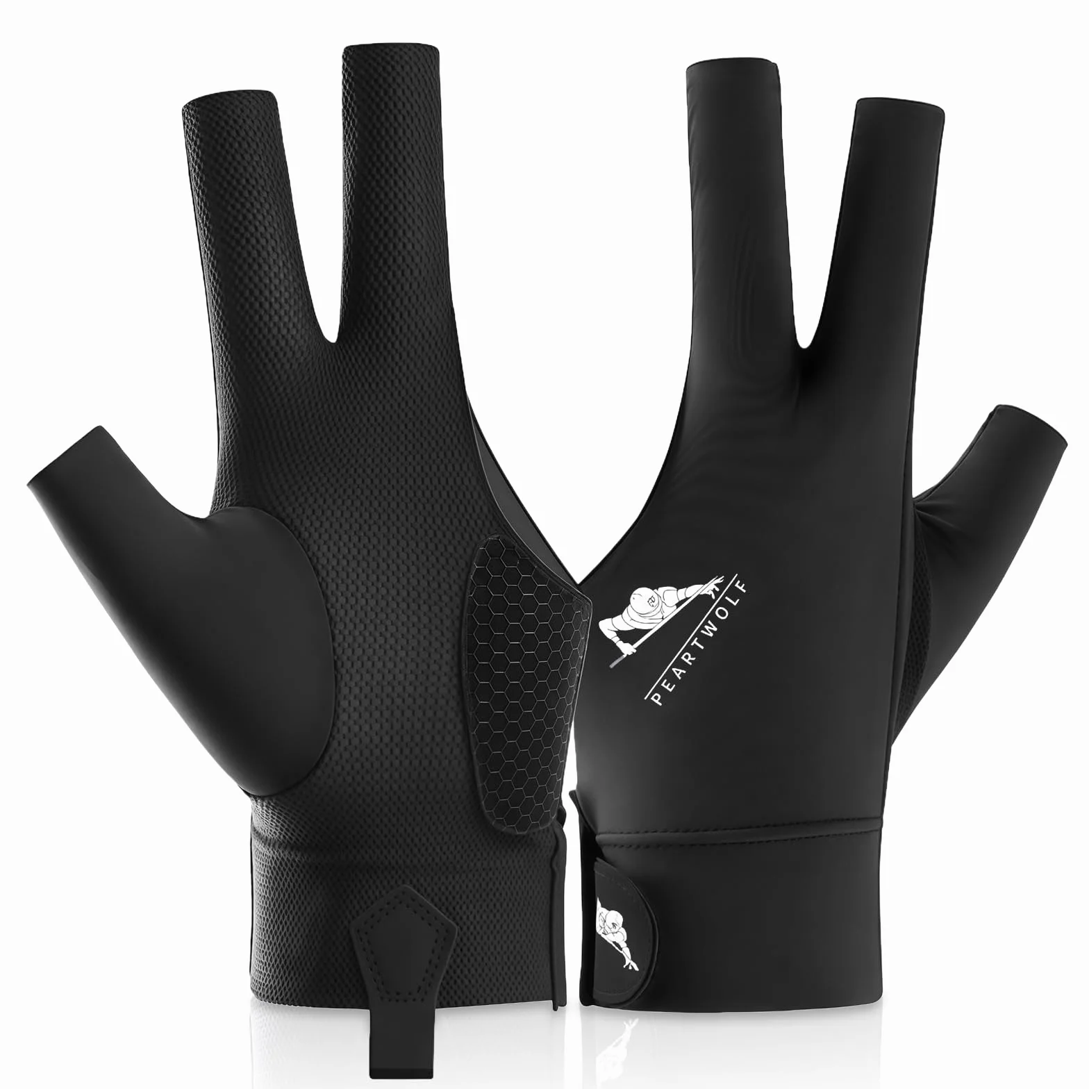 flintronic Professionale Guanti da Biliardo Antiscivolo Traspiranti Asciugatura Rapida Mano Sinistra