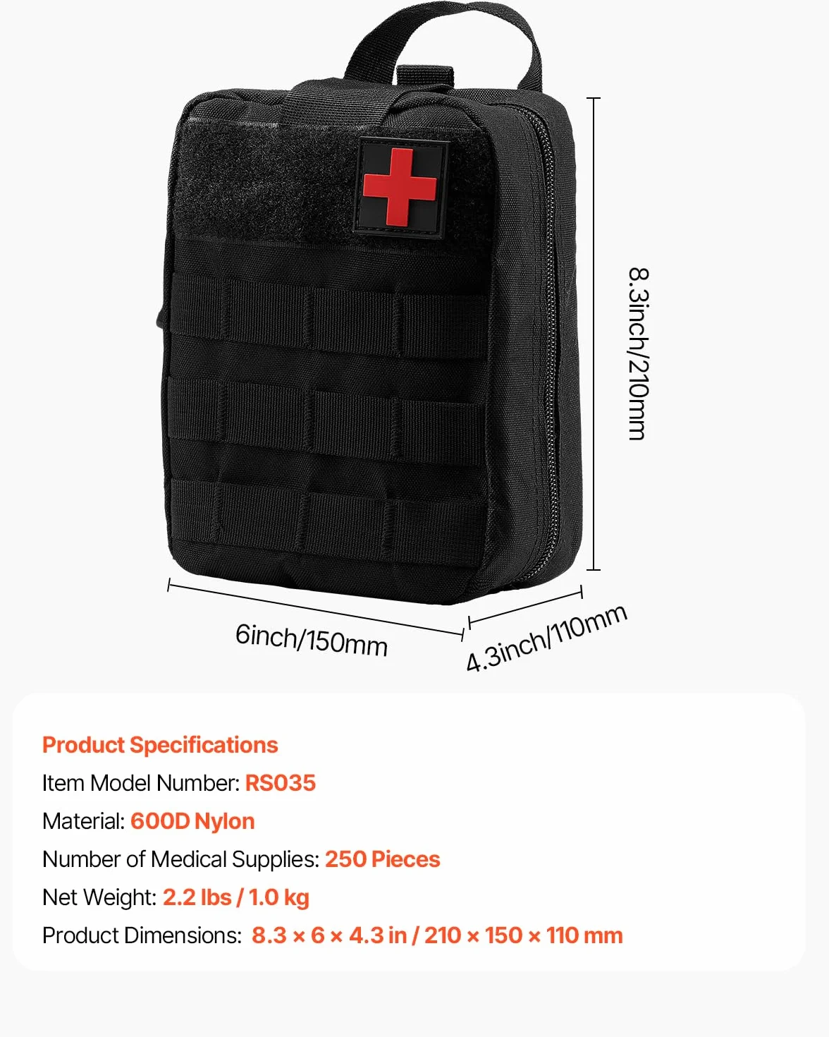VEVOR Kit di primo soccorso