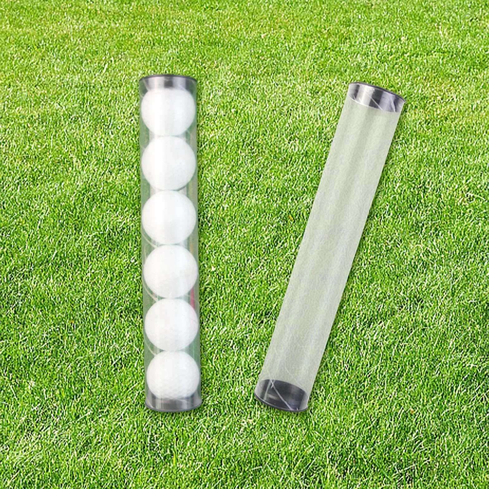 Harilla Tubo per Palline da Golf, Porta Palline, Barile Cilindrico Trasparente Antigraffio