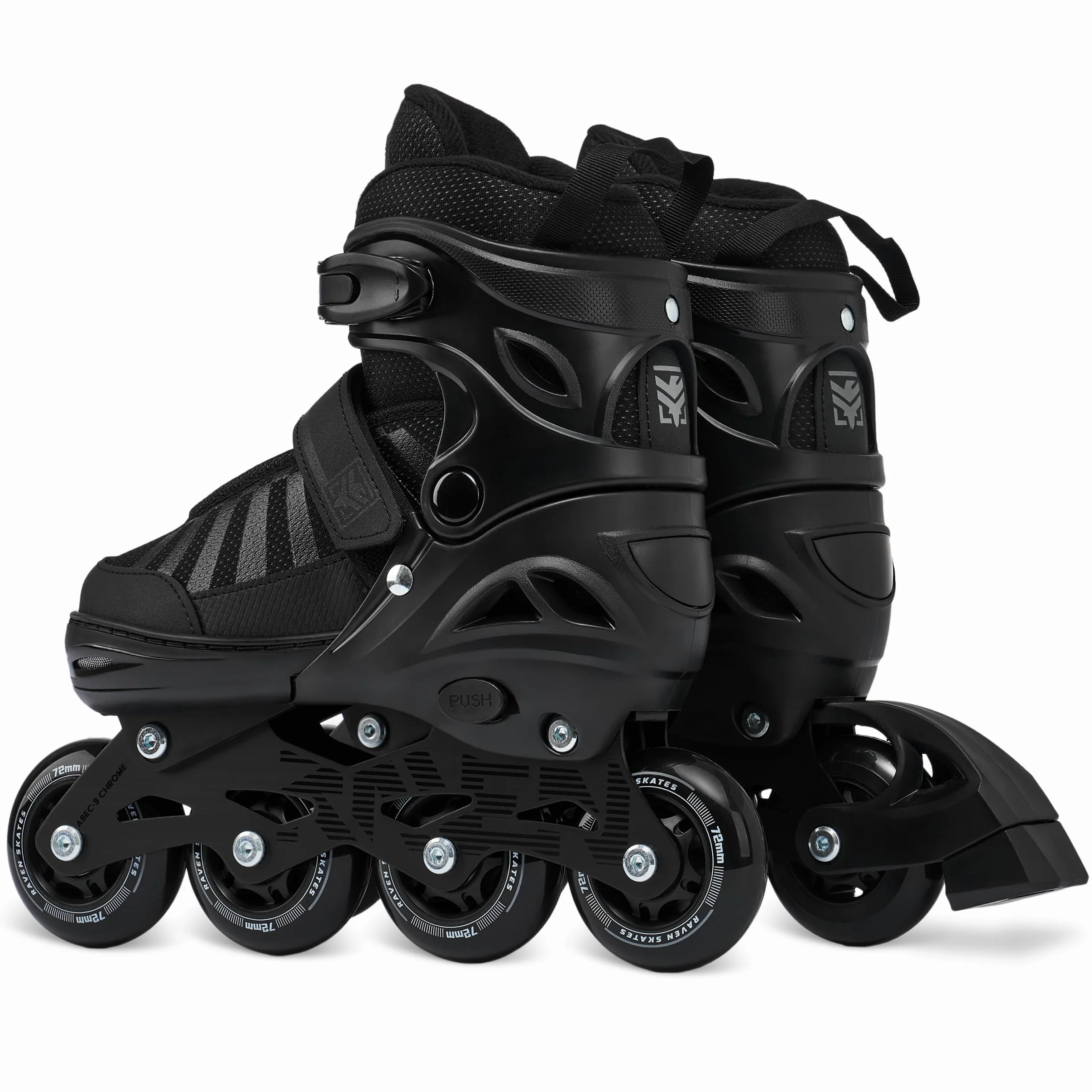 RAVEN Inline Skates 2in1 Pattini da ghiaccio regolabili per bambini adulti 38-42