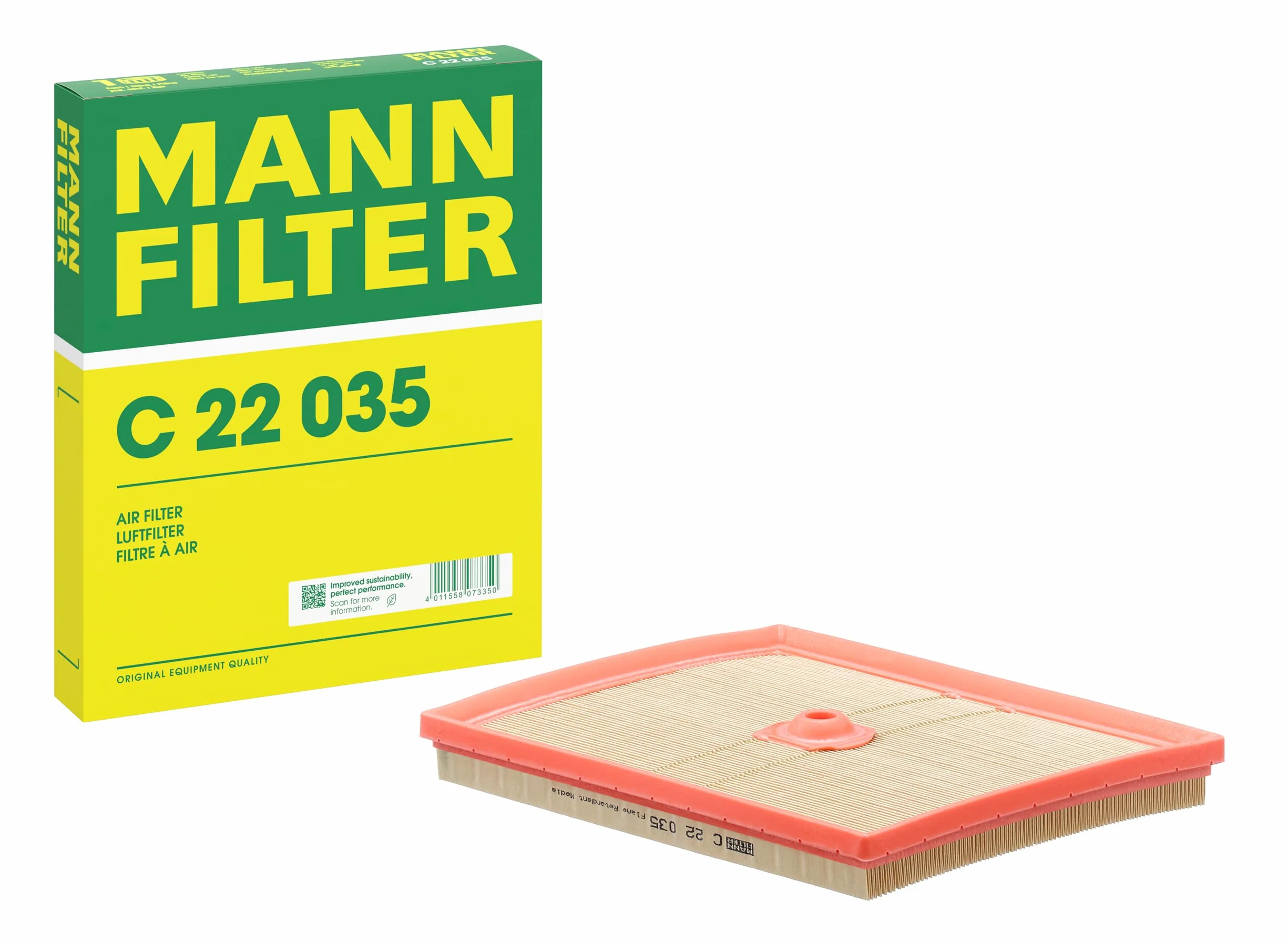 MANN-FILTER C 22 035 Filtro dell'aria - per Autovetture + veicoli commeriali