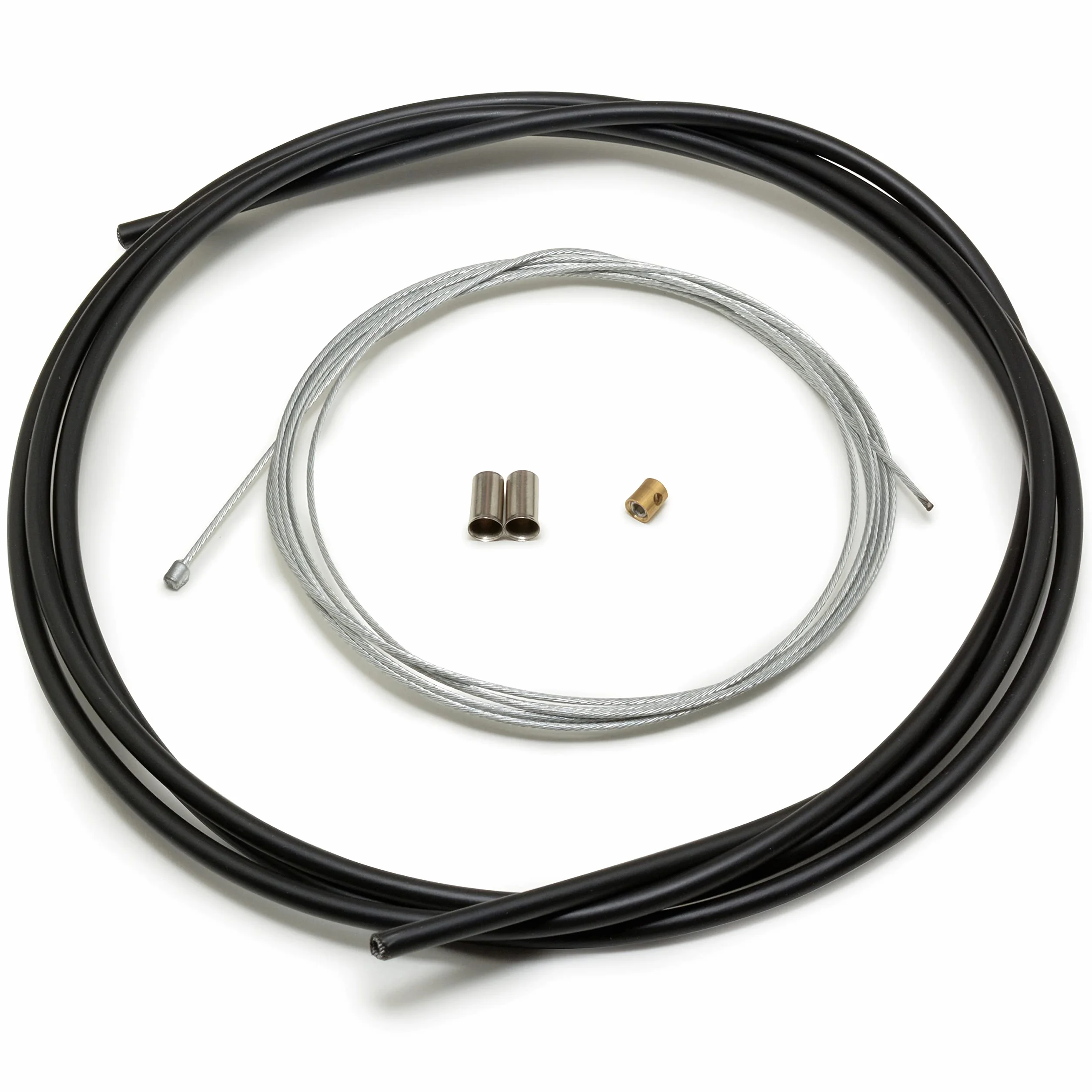 Easyboost Cavo Acceleratore Gas 2,50 Metri Transmissione Universale con Guaina Raccordo Maniglia Carburatore per Scooter 50cc Moto