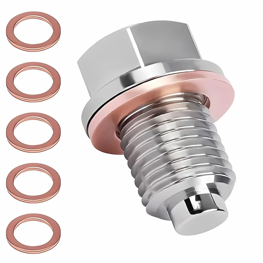 Tappo Coppa Olio Motore, Vite di Scarico Dell'olio,Tappos di Scarico Dell'Olio Magnetico,Tappos di Scaricos Dell'olios (M14x1,5)