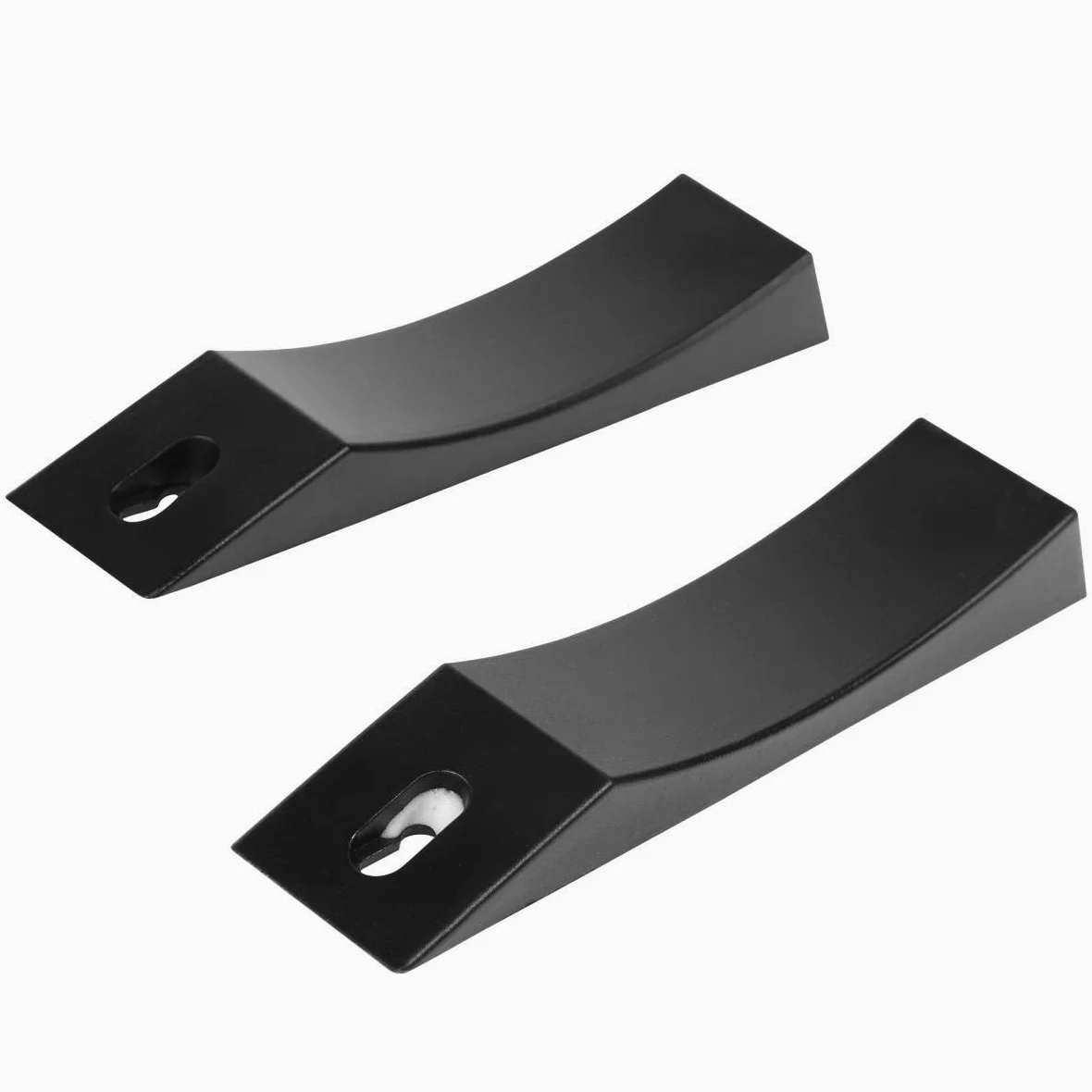 GORILLA SPORTS® Cuneo per Bilanciere - 2 Pezzi, per Dischi da 30mm / 50mm, Portatile, Antiscivolo, in Silicone - Deadlift Barbell Jack, Wedge, Piastre di Peso, per Sollevamento Pesi, Palestra, Casa