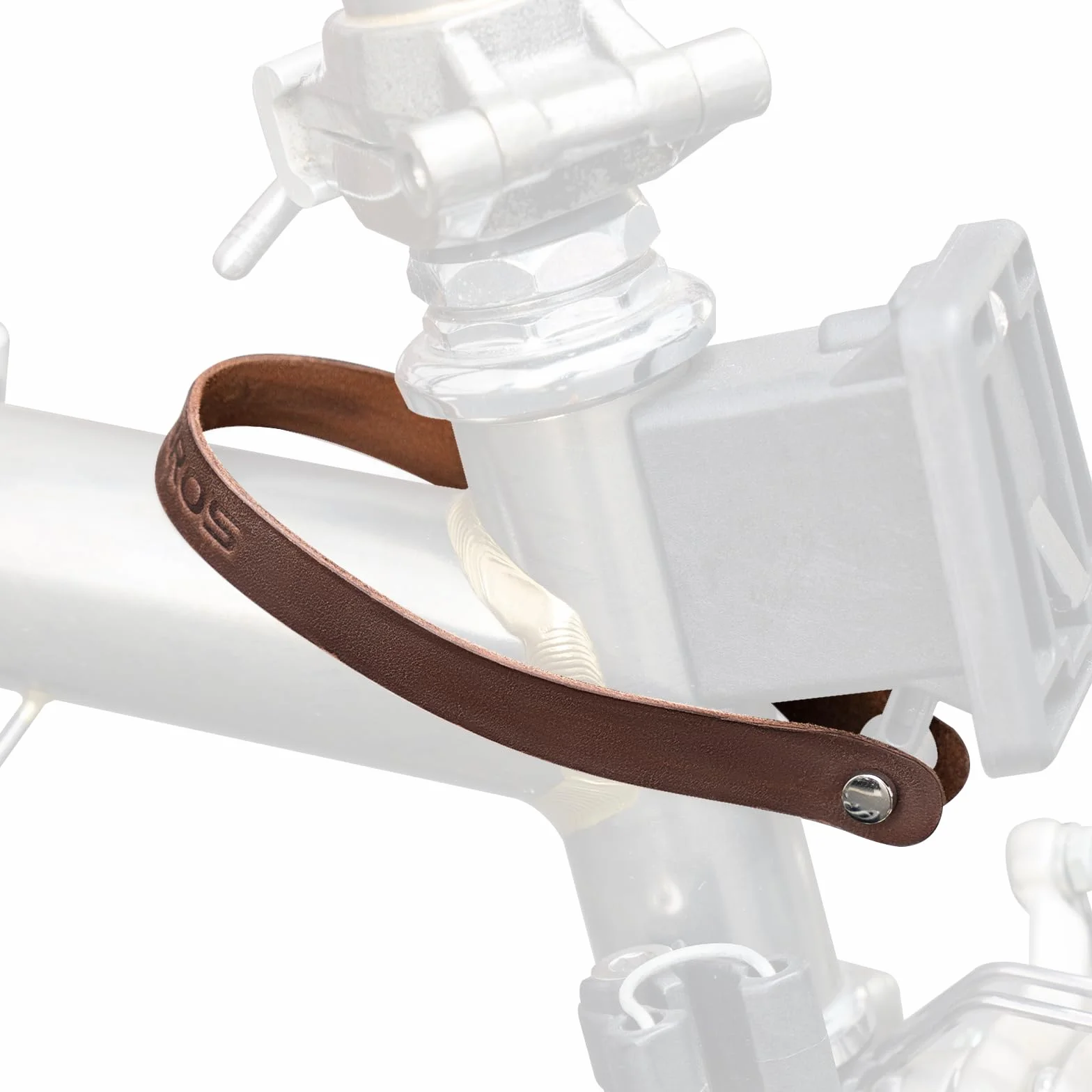 ROCKBROS Cintura in Pelle Sgancio Rapido per Borsa Brompton, Rame antico/Marrone