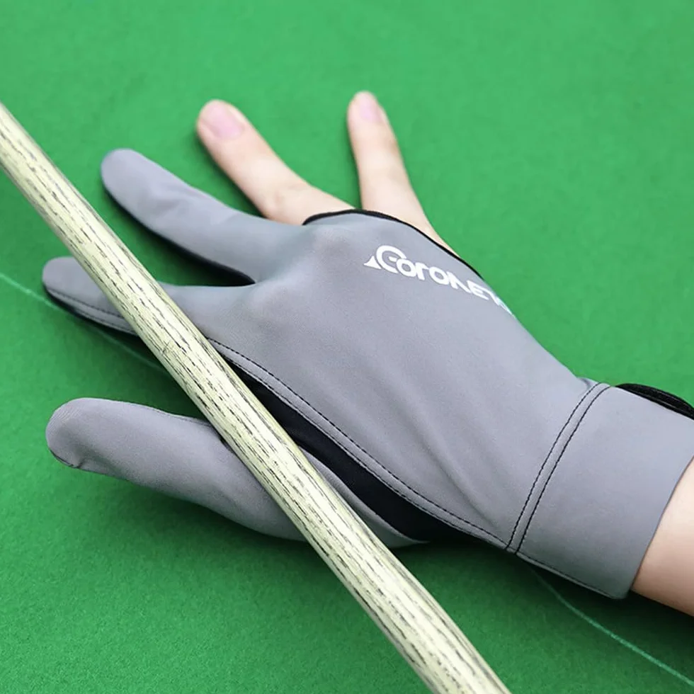 Guanti da biliardo sinistro 3 dita antiscivolo per tiro e allenamento