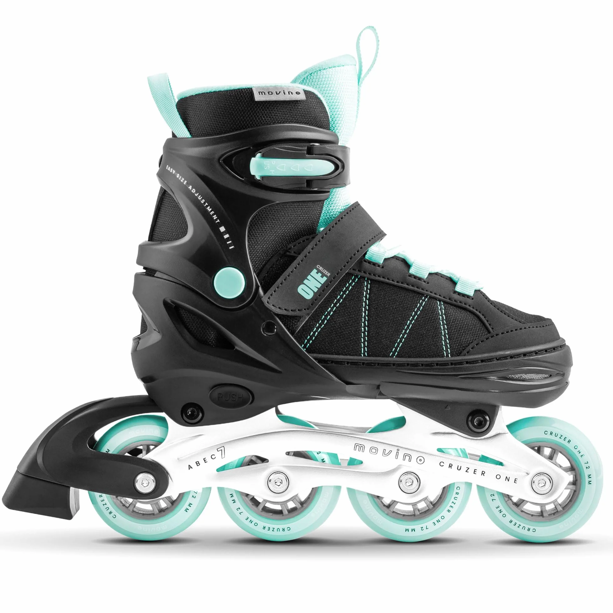 Movino Cruzer One | Rulli regolabili | Triplo sistema di fissaggio | Sistema di ventilazione | ABEC-9