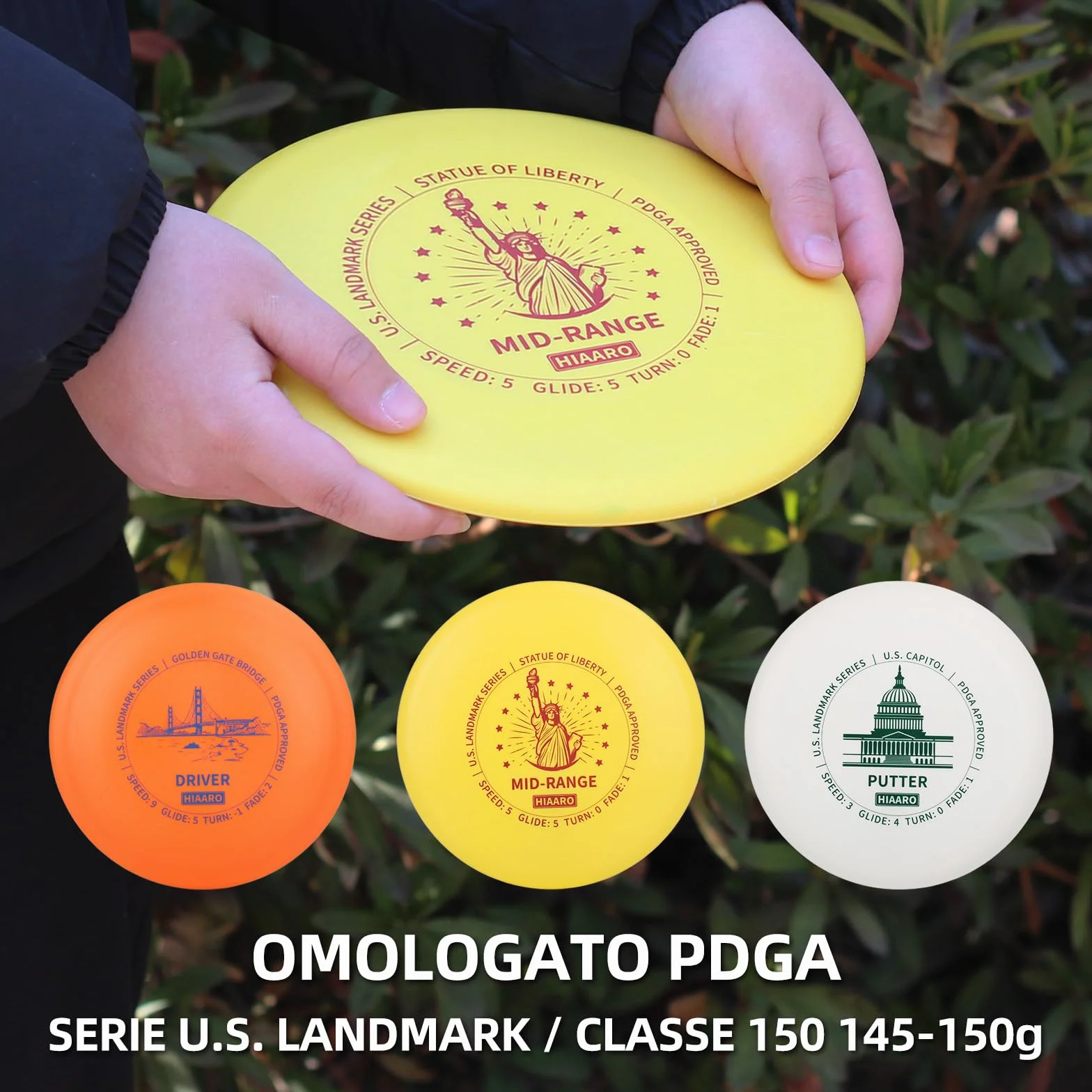 Cestino da golf a disco portatile con 24 catene resistenti