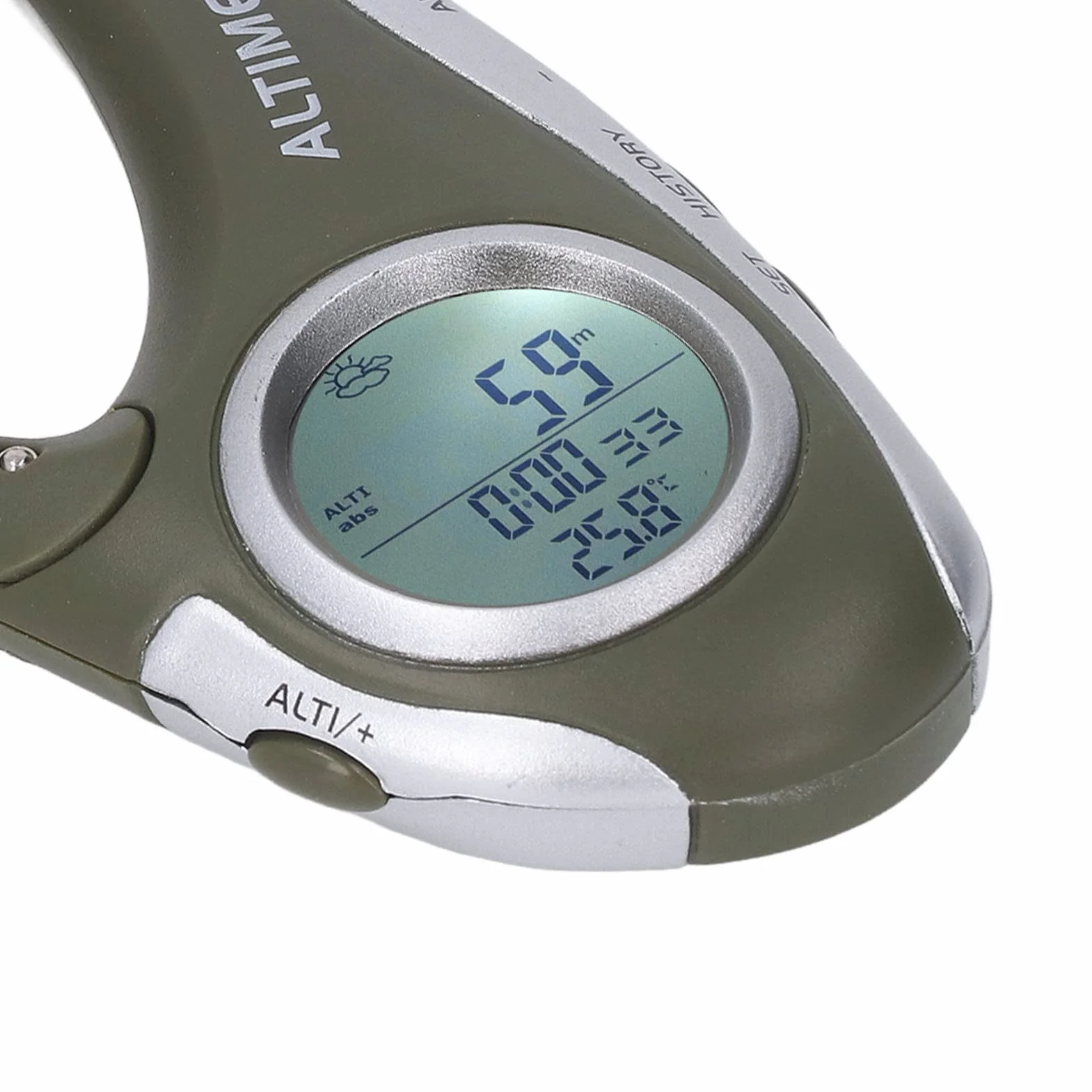 Barometro Digitale Altimetro Portatile con Display Retroilluminato per Escursionismo Arrampicata