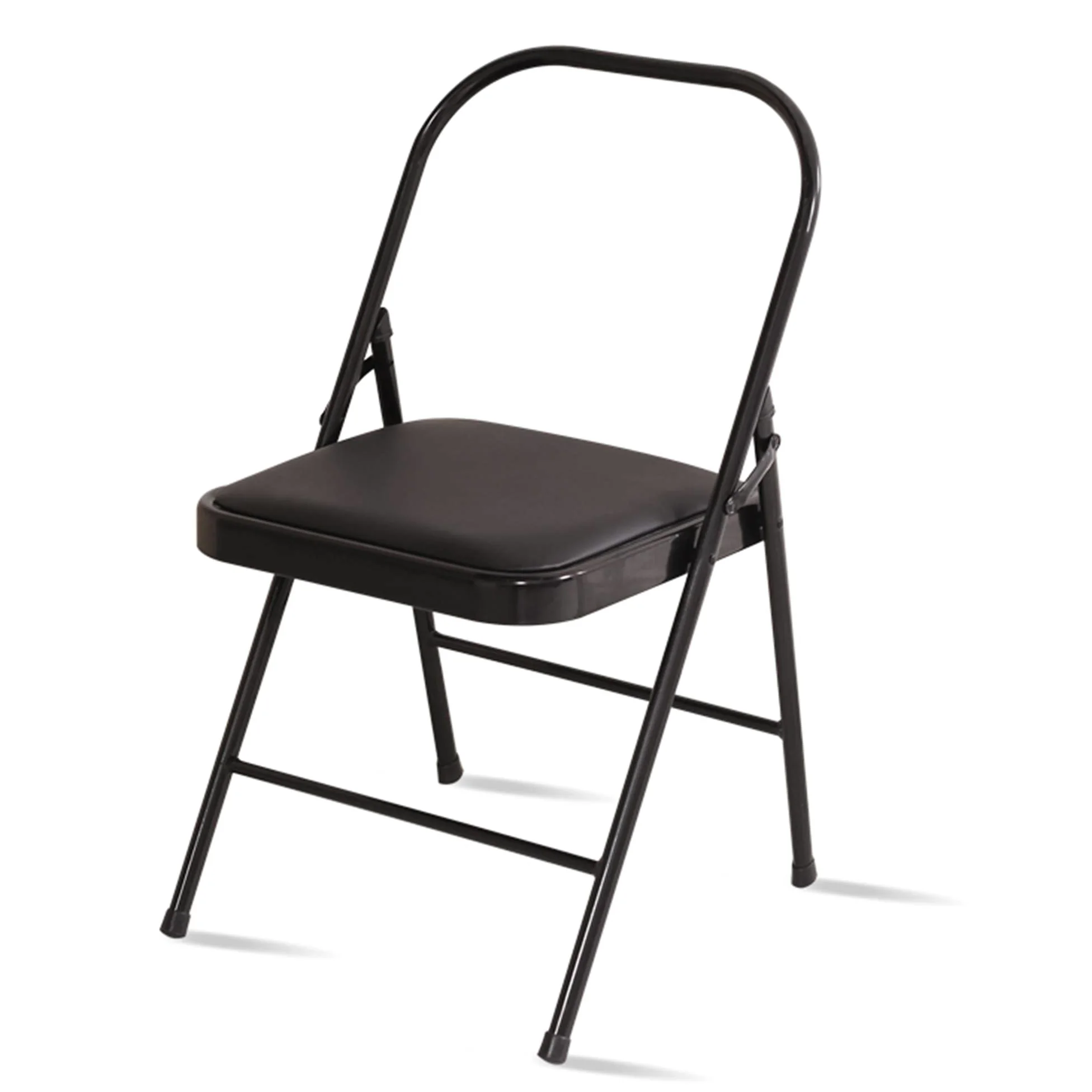Sedia da Yoga, Sedia Ausiliaria Pieghevole per Uso Domestico, Sedia da Yoga Iyengar Ispessita con Capestro, Sedia Pieghevole, Sedia per Yoga, Sgabello,