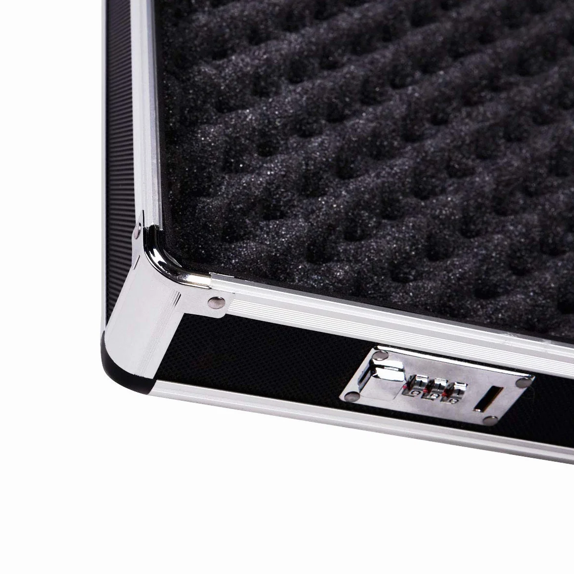 COSTWAY Custodia Dura in Alluminio per Fucili Valigetta Pistola con Serratura, 134 x 35 x 12 cm