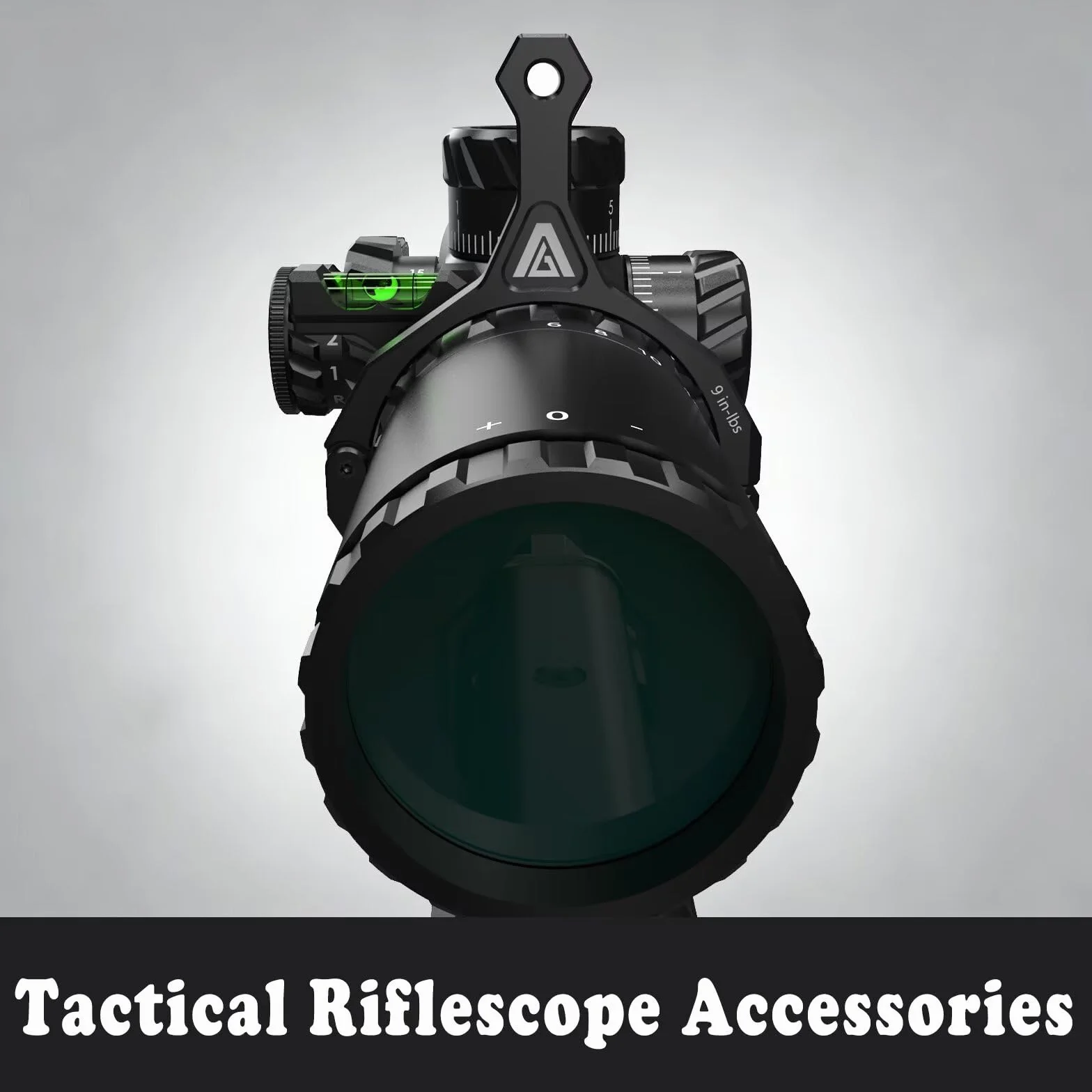 Leva di Regolazione Rapida AGSHOOT Precision per Cannocchiale Compatibile con Anelli 42-46mm