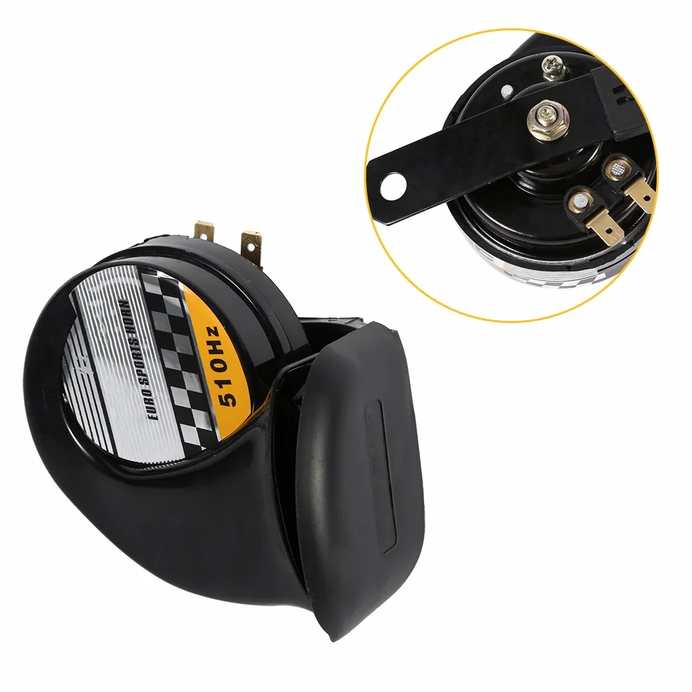 Snail Siren Horn Speaker Impermeabile 12V 510 Hz Universale per Moto
